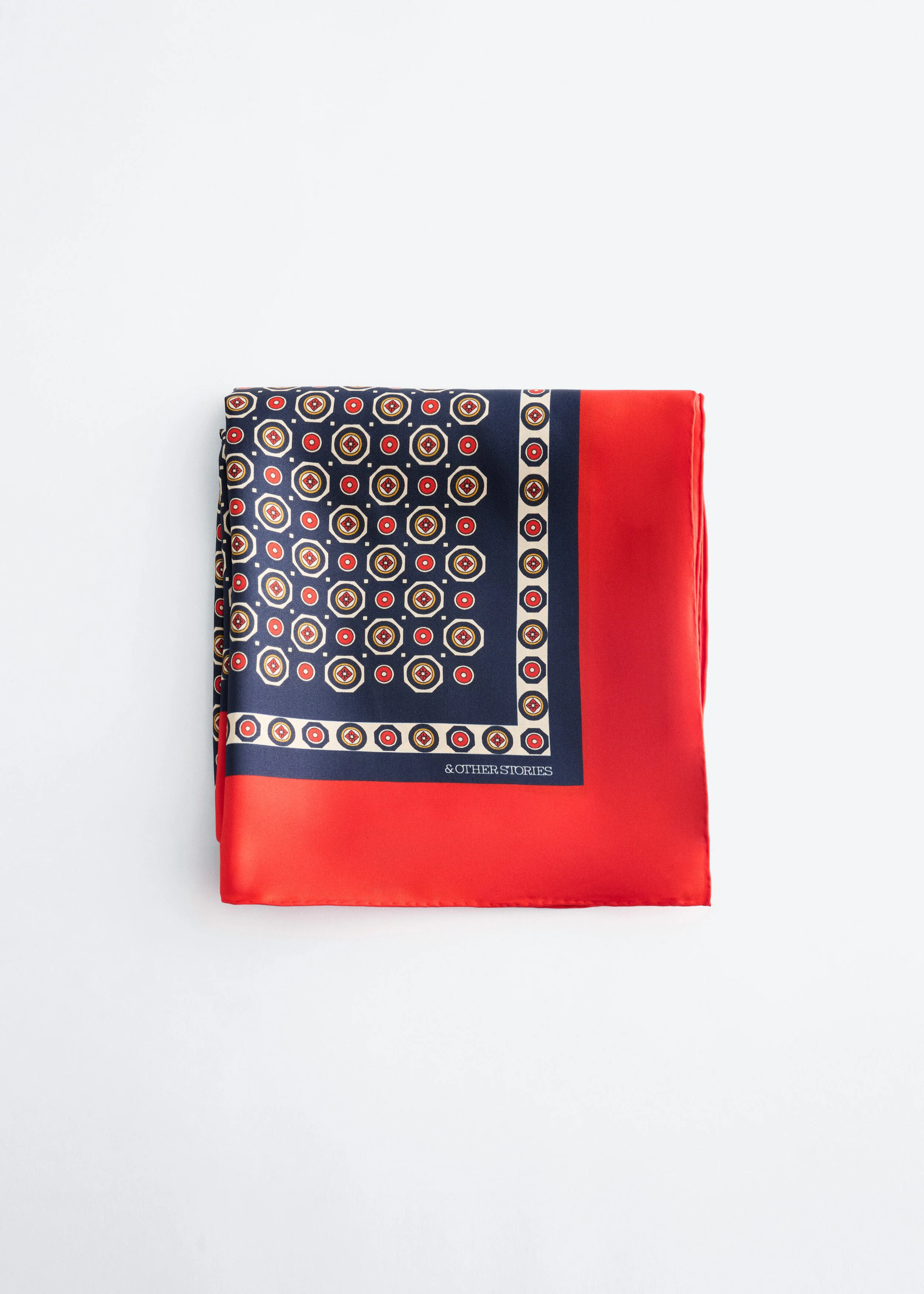 Printed Silk Scarf - 1