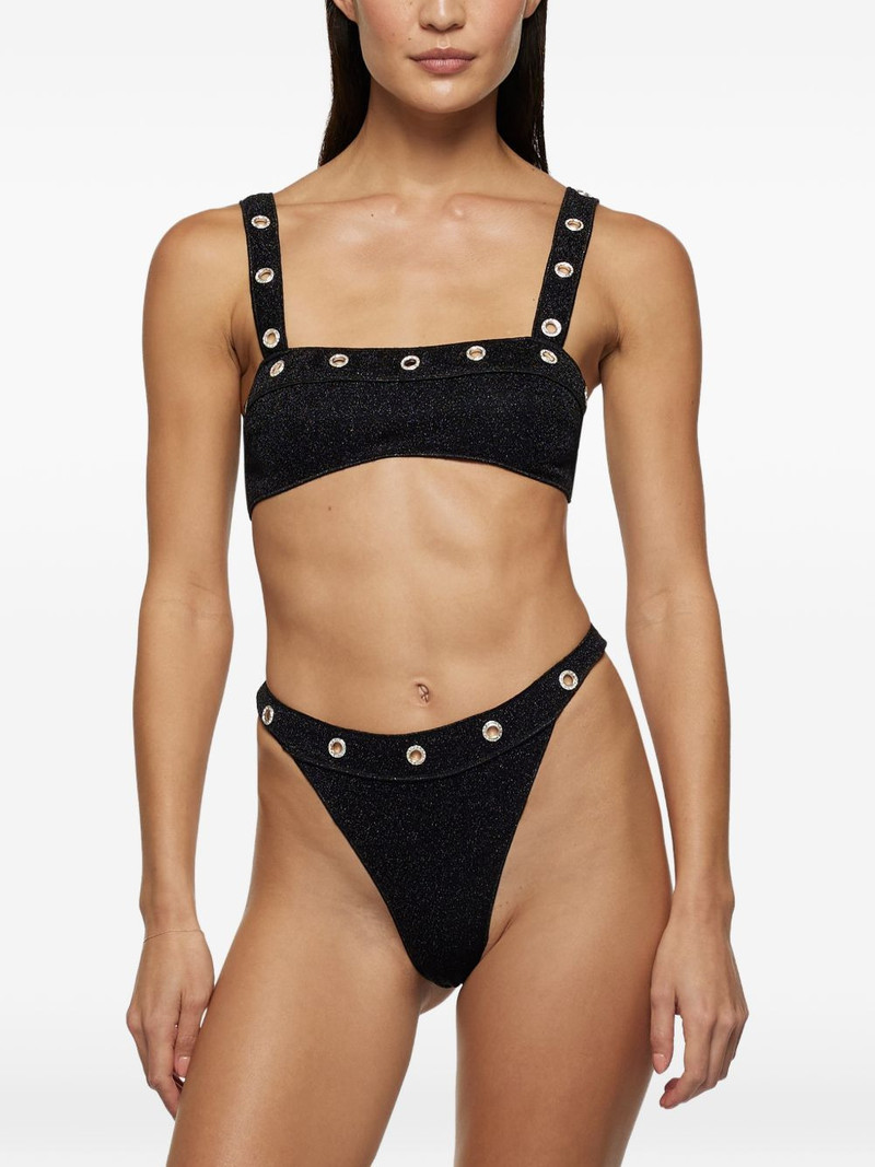 Oséree Lumière crystal-studs bikini outlook
