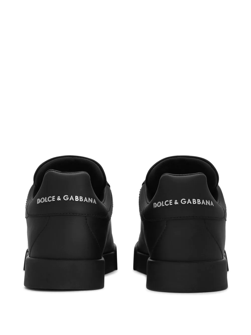Portofino logo-patch lace-up sneakers - 3