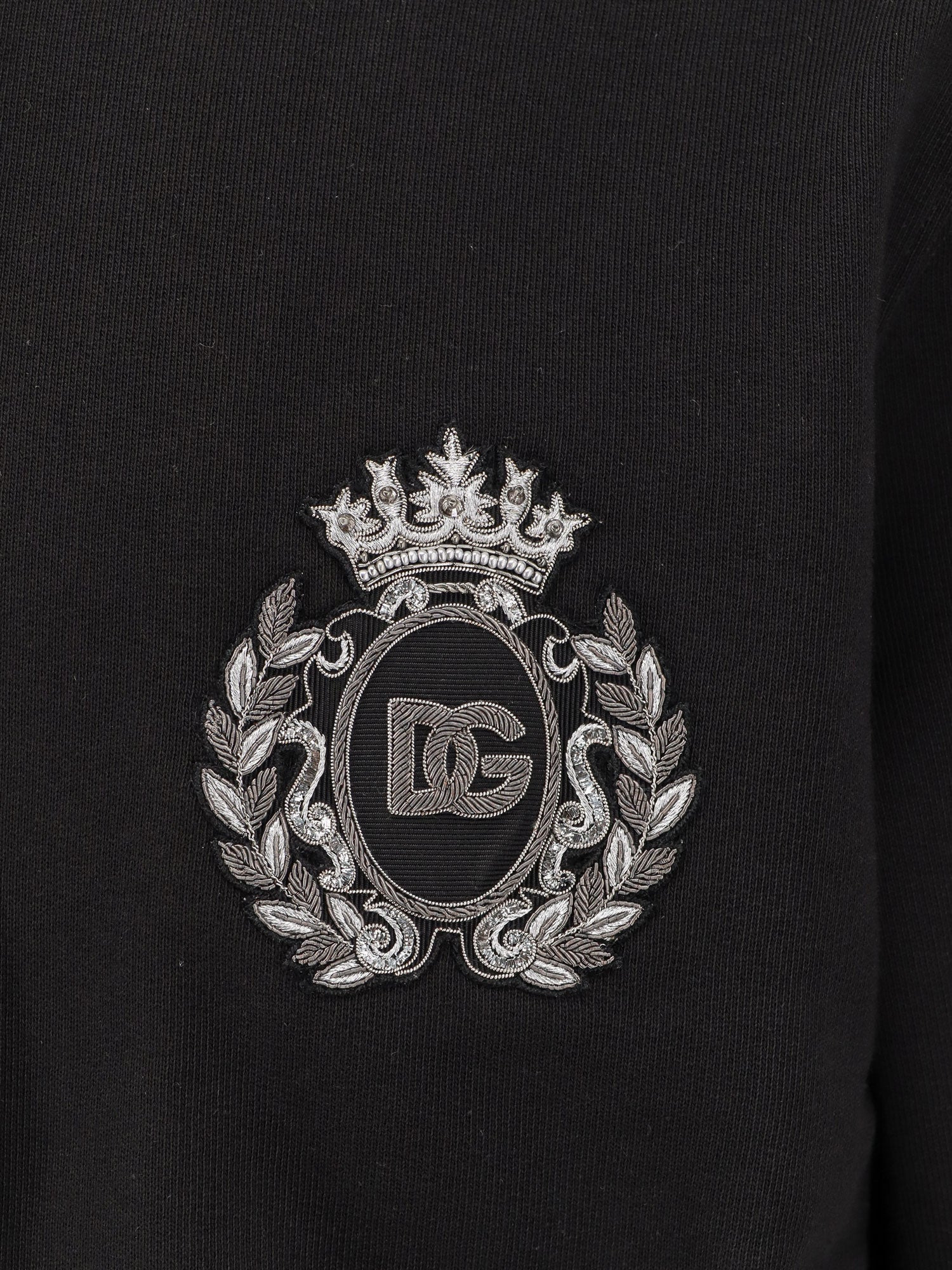 Dolce & Gabbana Cotton Sweatshirt With Logo Patch - 3