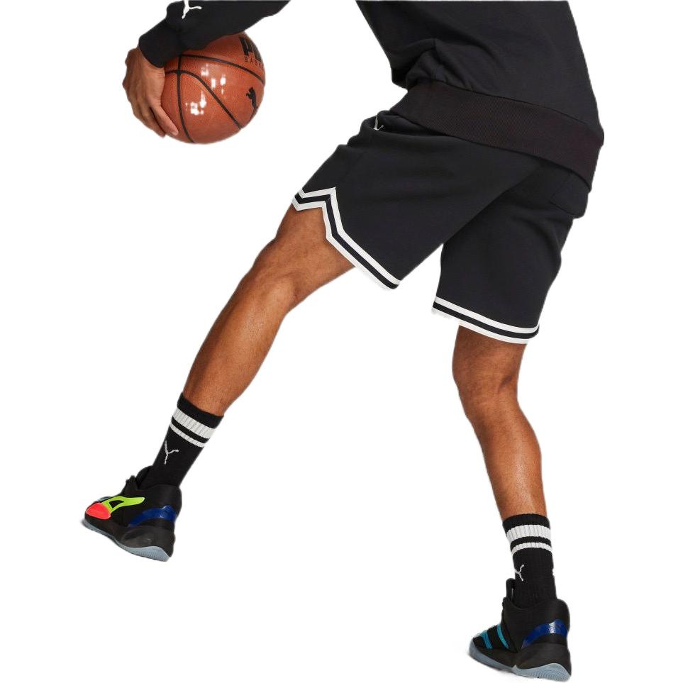 PUMA Logo Automatic Basketball Shorts 'Black' 536134-01 - 5
