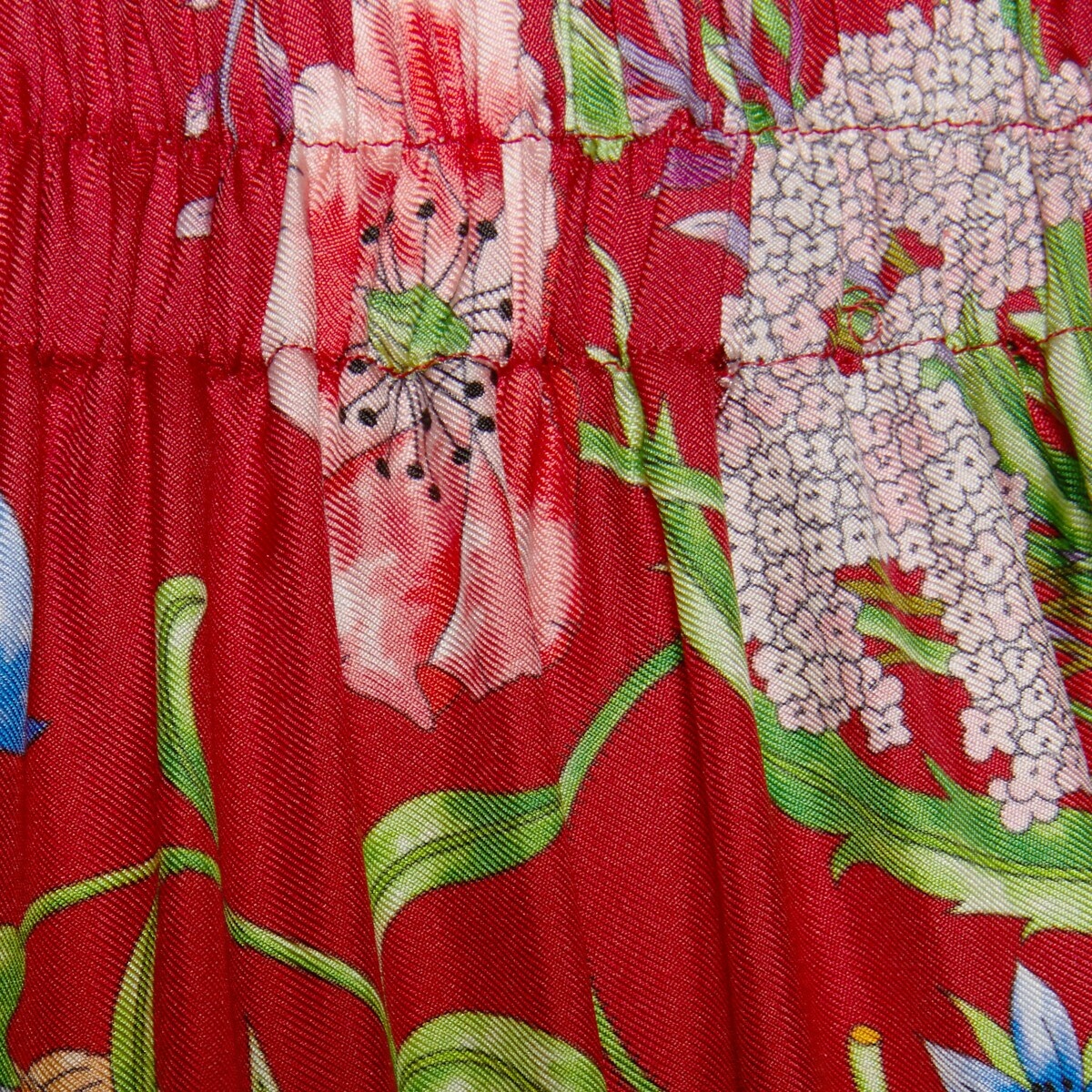 Gucci 100 floral silk skirt - 2