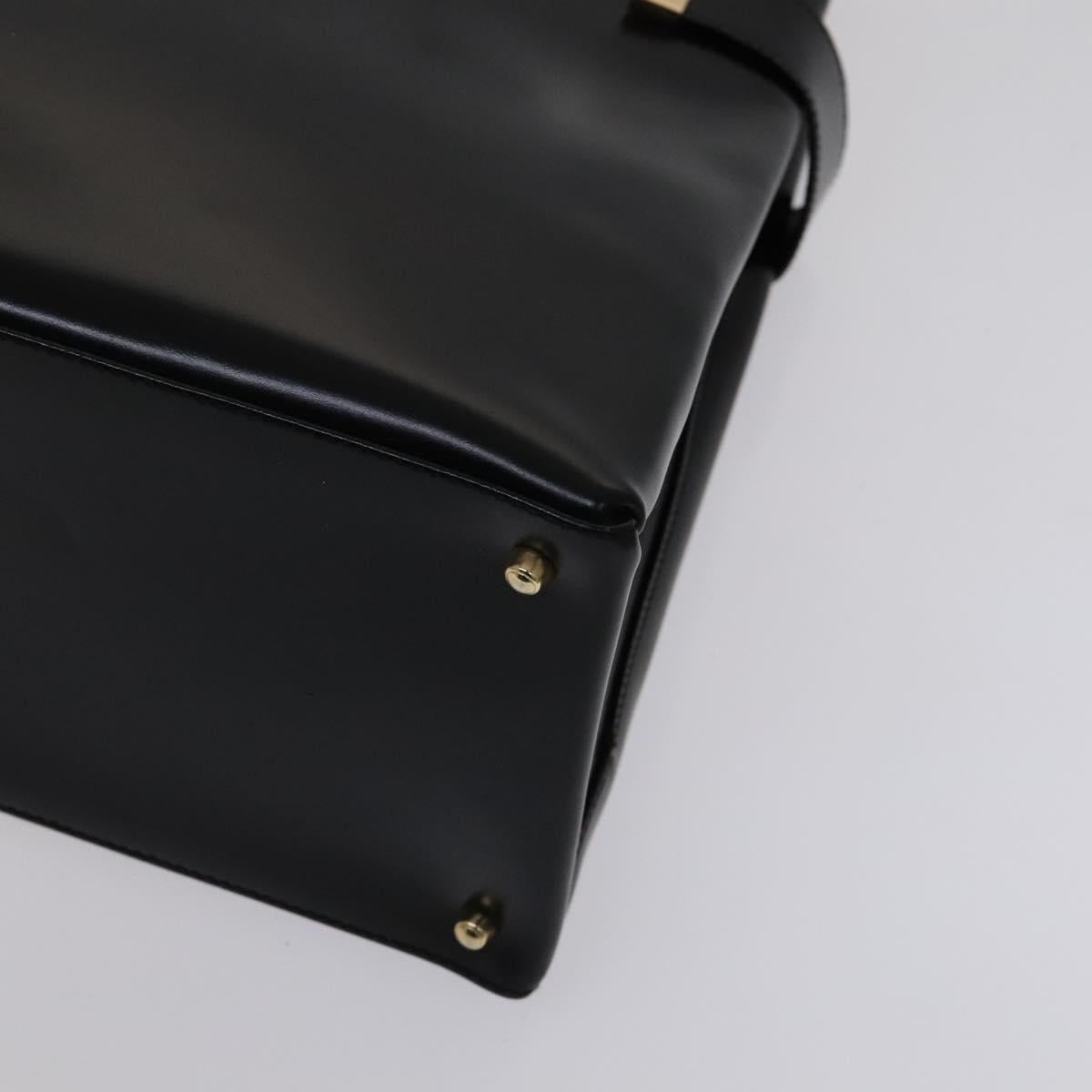 GUCCI Hand Bag Leather Black Gold 000 2046 000 2046 - 8