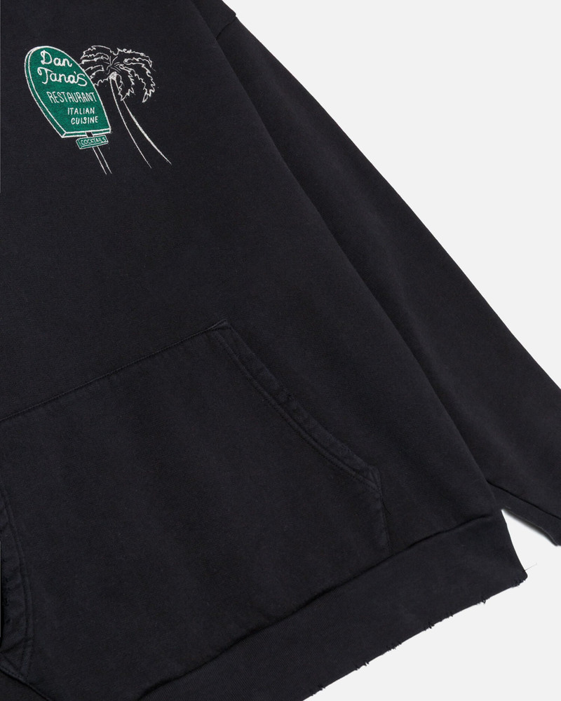 Modern "Dan Tana's Sign" Hoody - Washed Black 4
