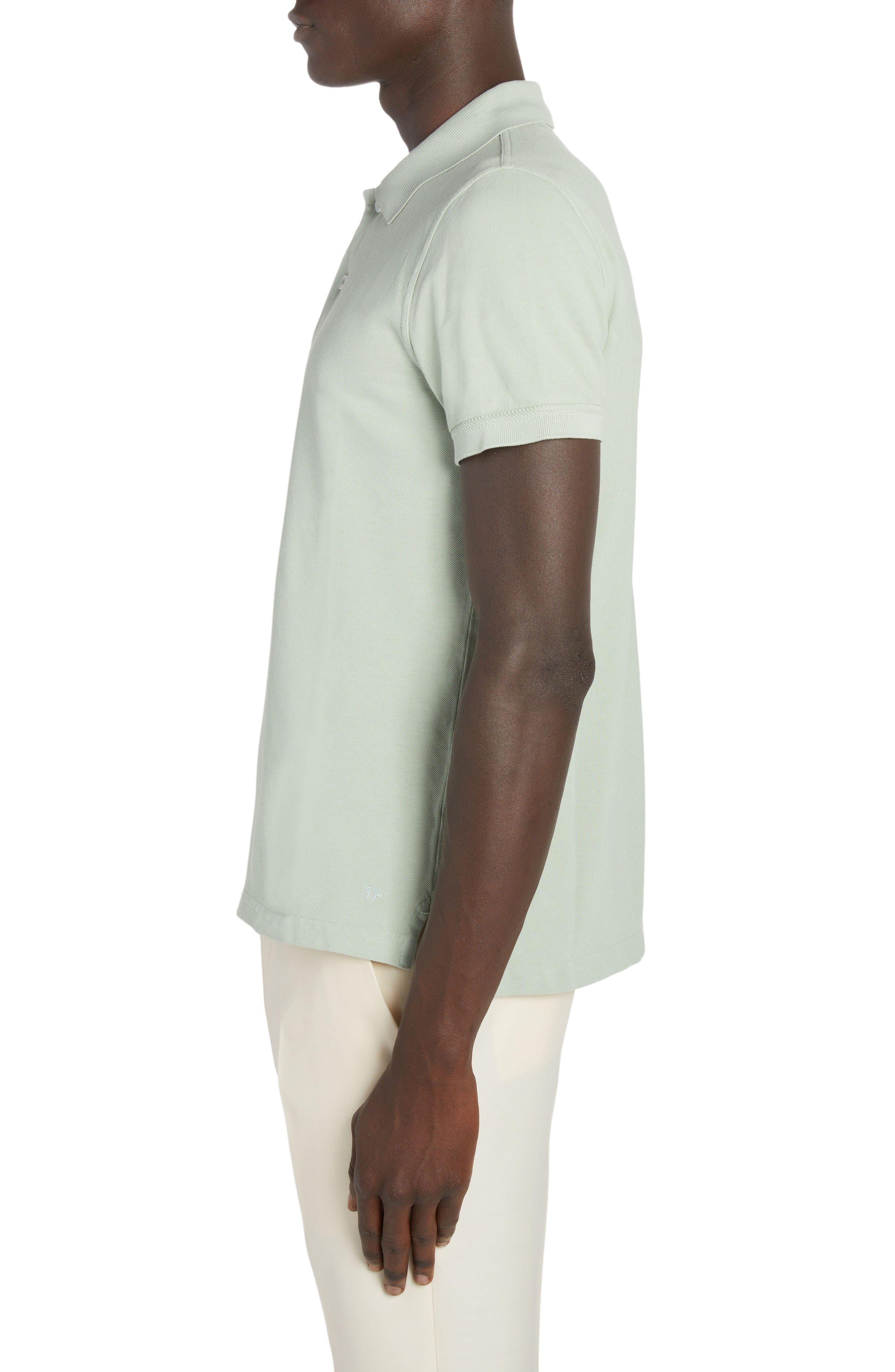Short Sleeve Cotton Piqué Polo - 3