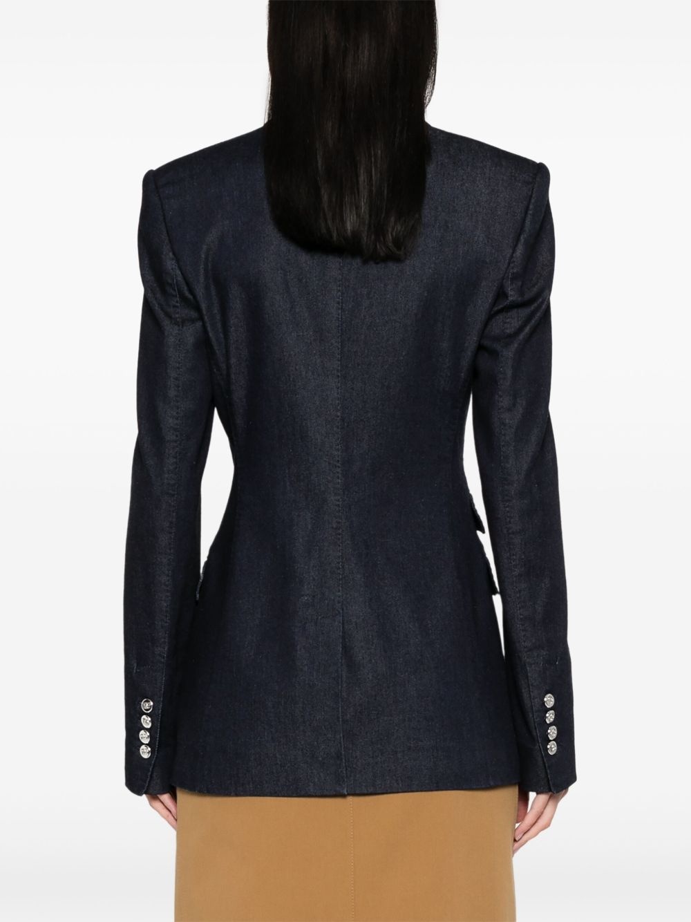 denim blazer - 4