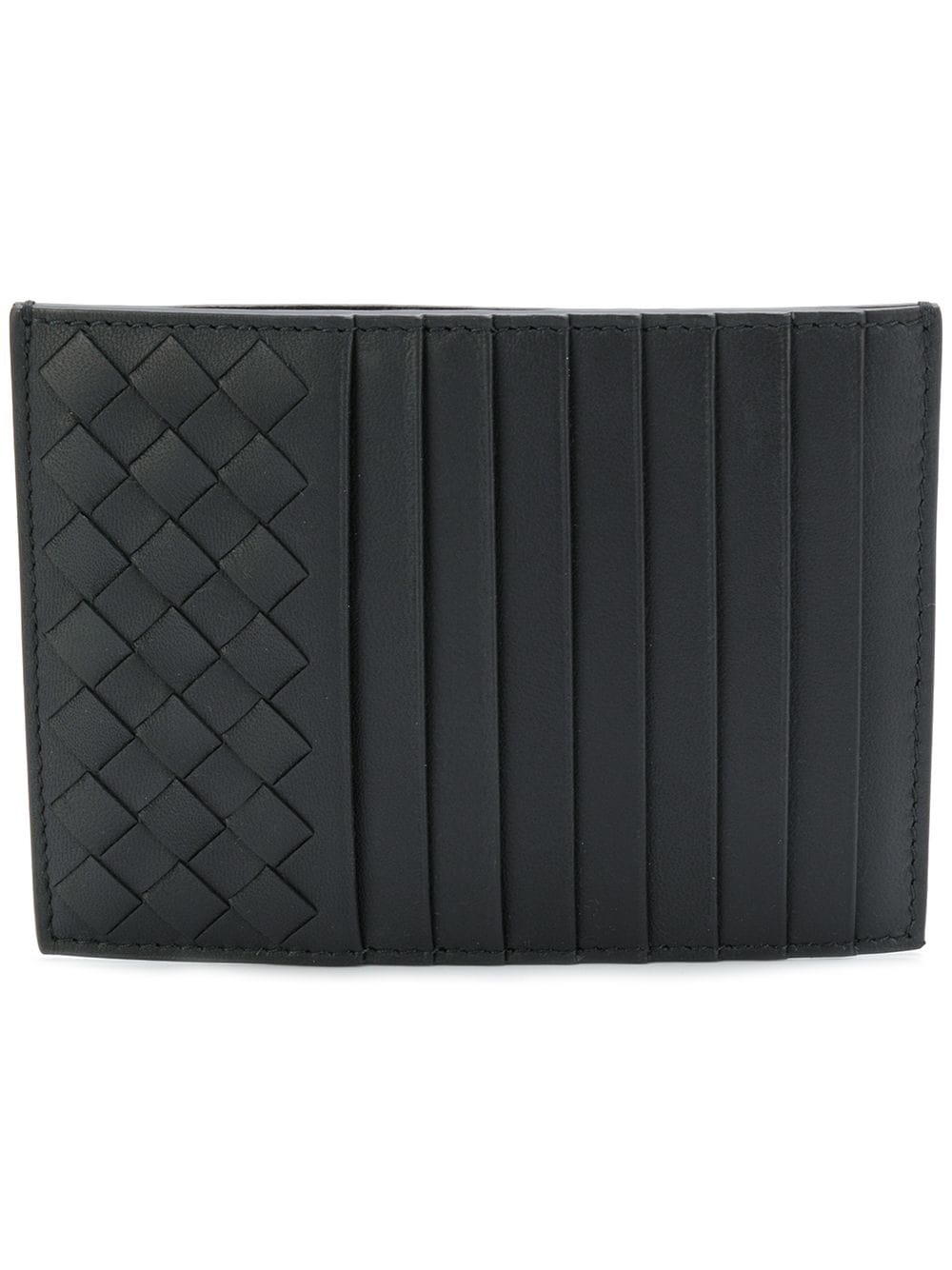 intrecciato weave cardholder - 1