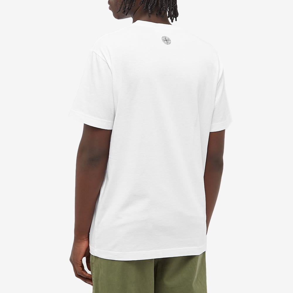 Stone Island Large Side Logo Tee - 4