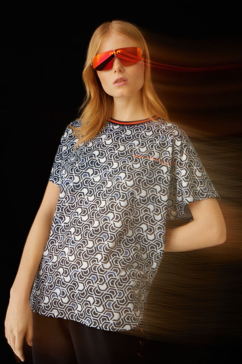 Dina Functional shirt in Navy blue/White 5