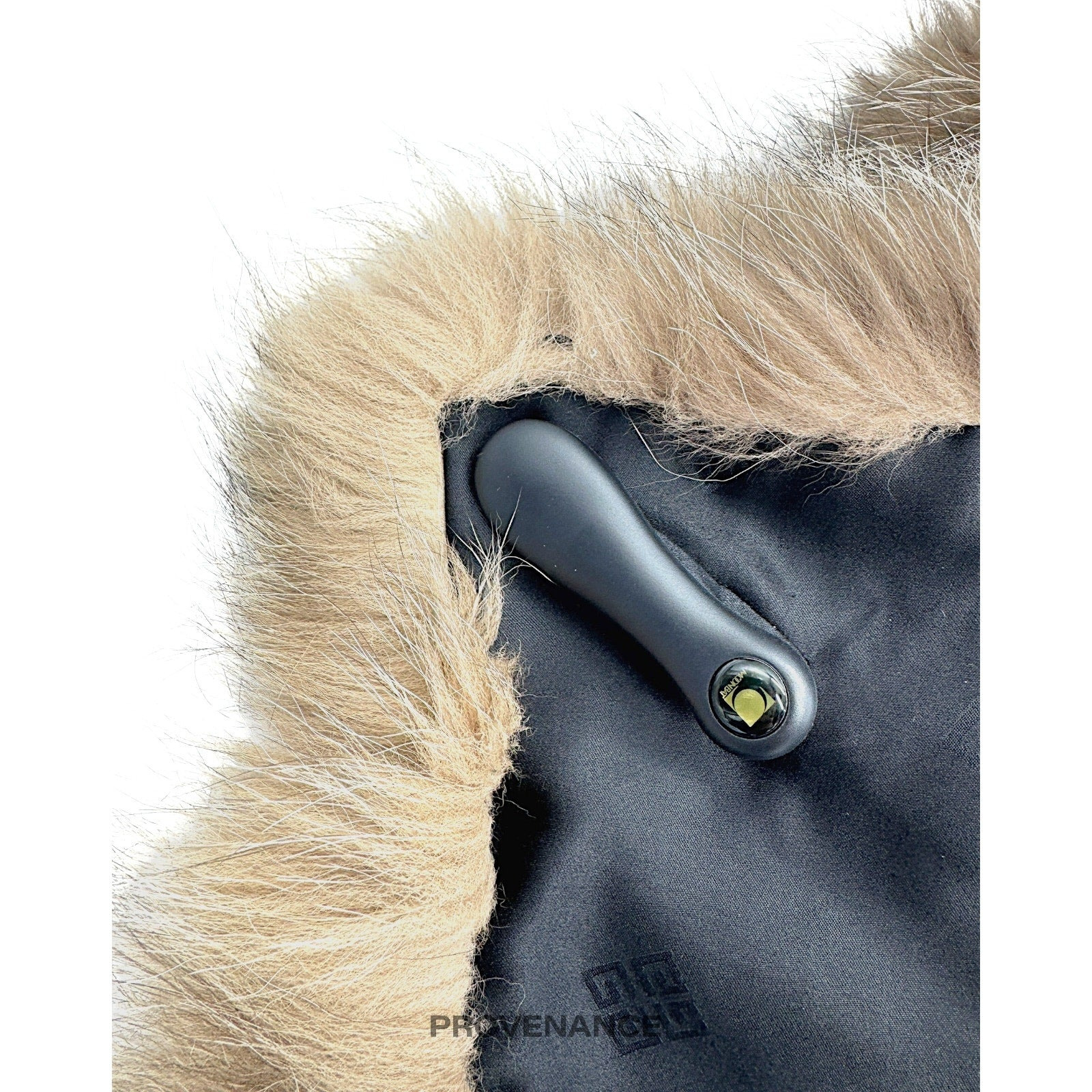 Givenchy Fur Shawl Scarf - Cream Brown Fox - 6
