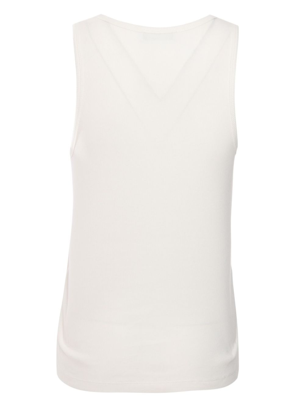 logo-embroidered tank top - 2