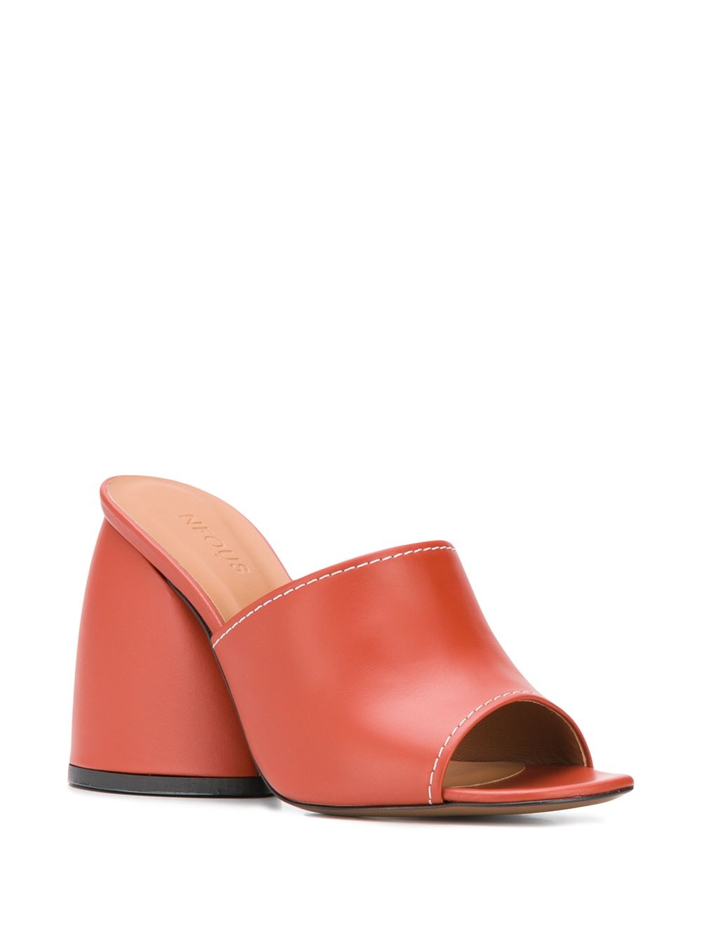 chunky heel mules - 2