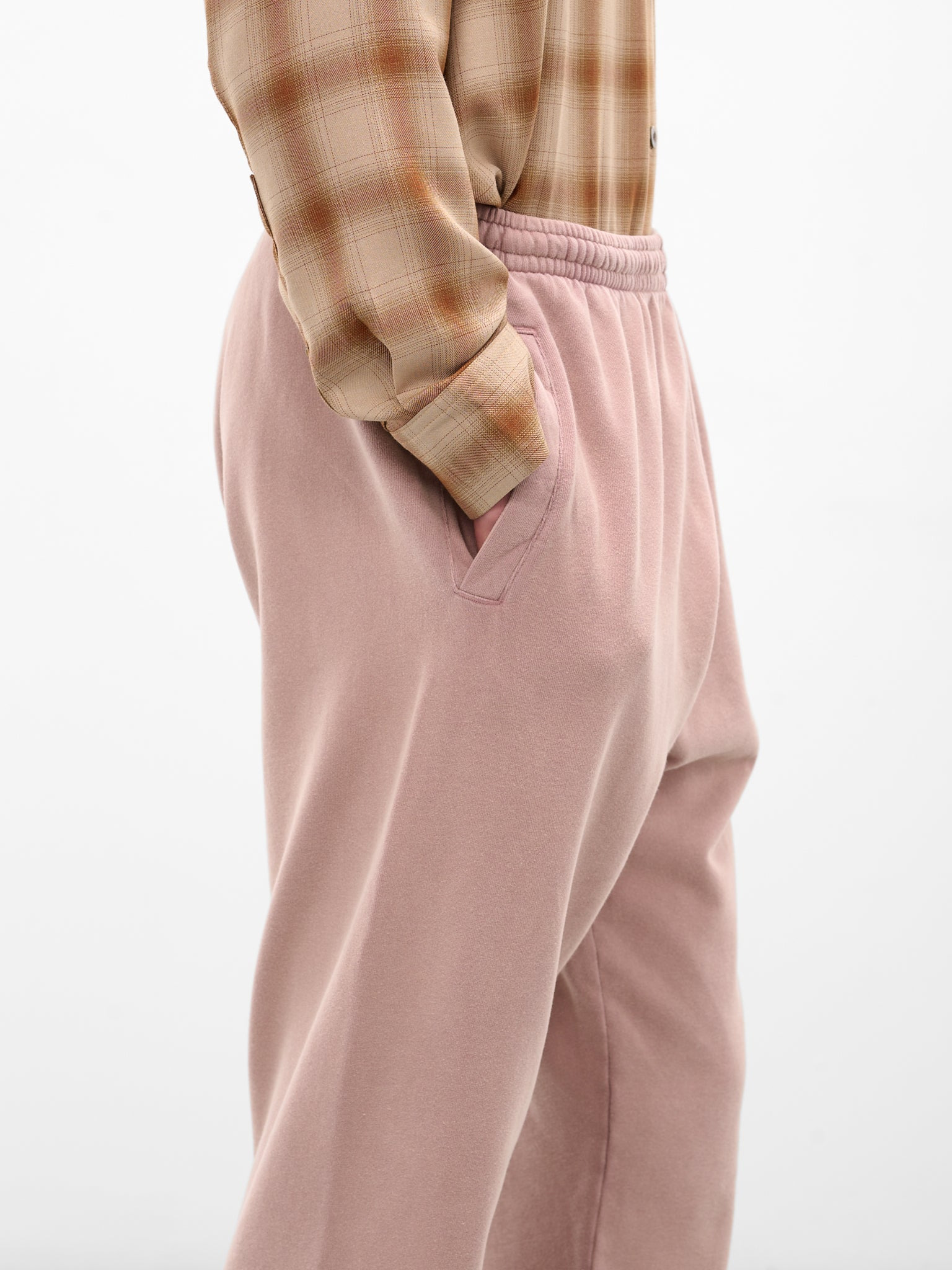 Lavender Cotton Elastic Jogger Sweatpants - 4