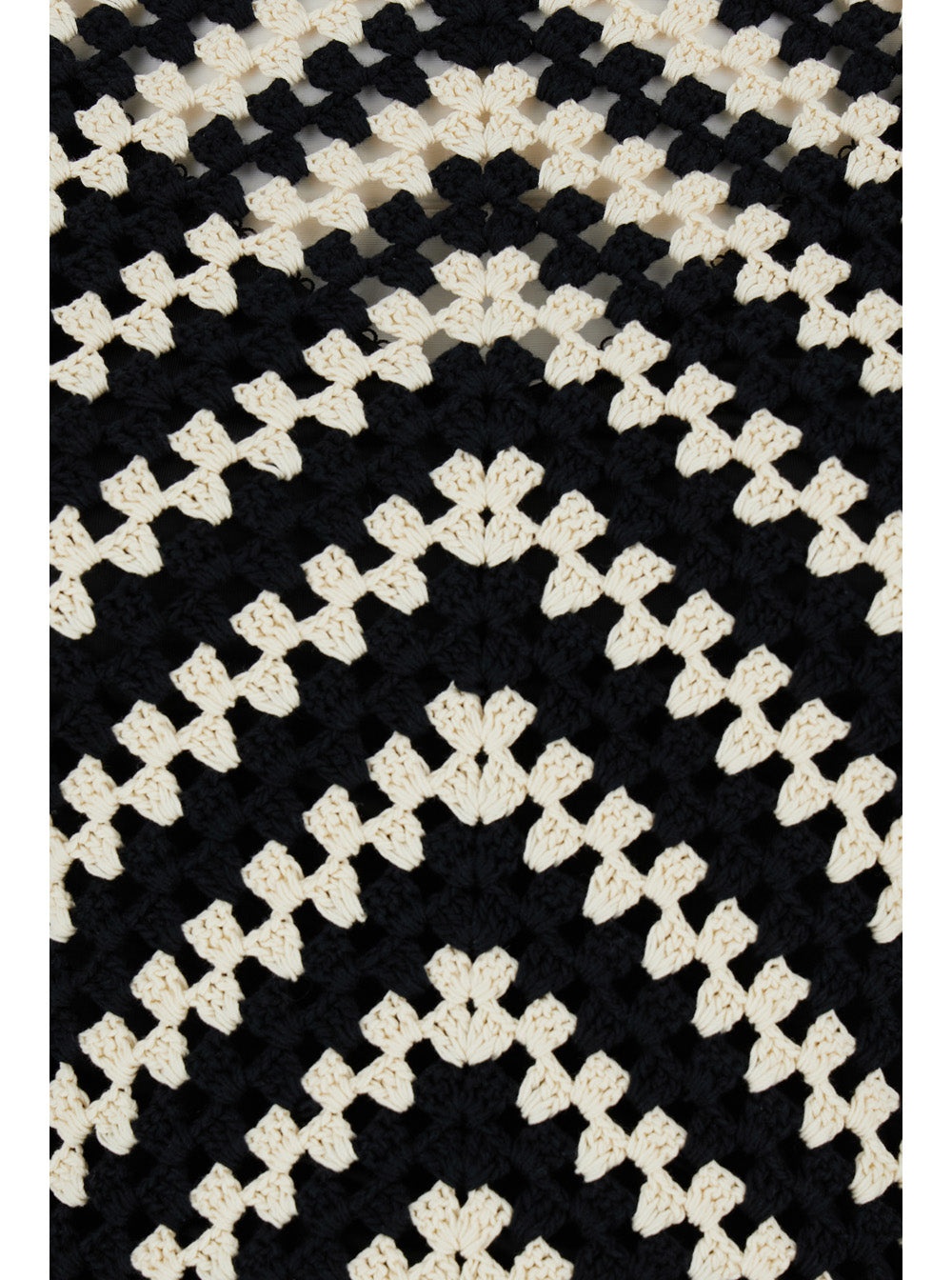 Zimmermann Women Midi Black And White Dress With Chevron Motif In Crochet Woman - 3