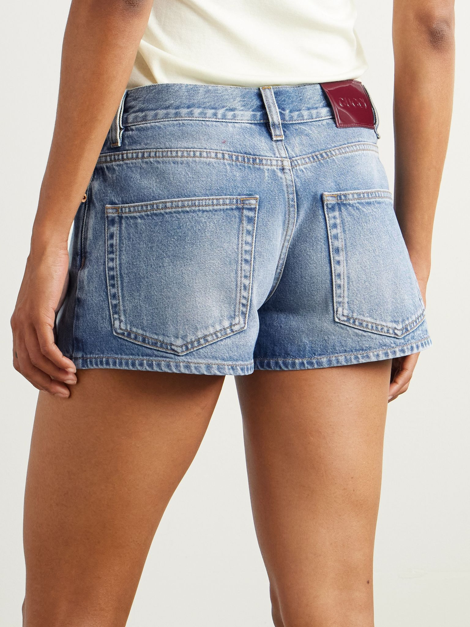 Lido denim shorts Blue - 4