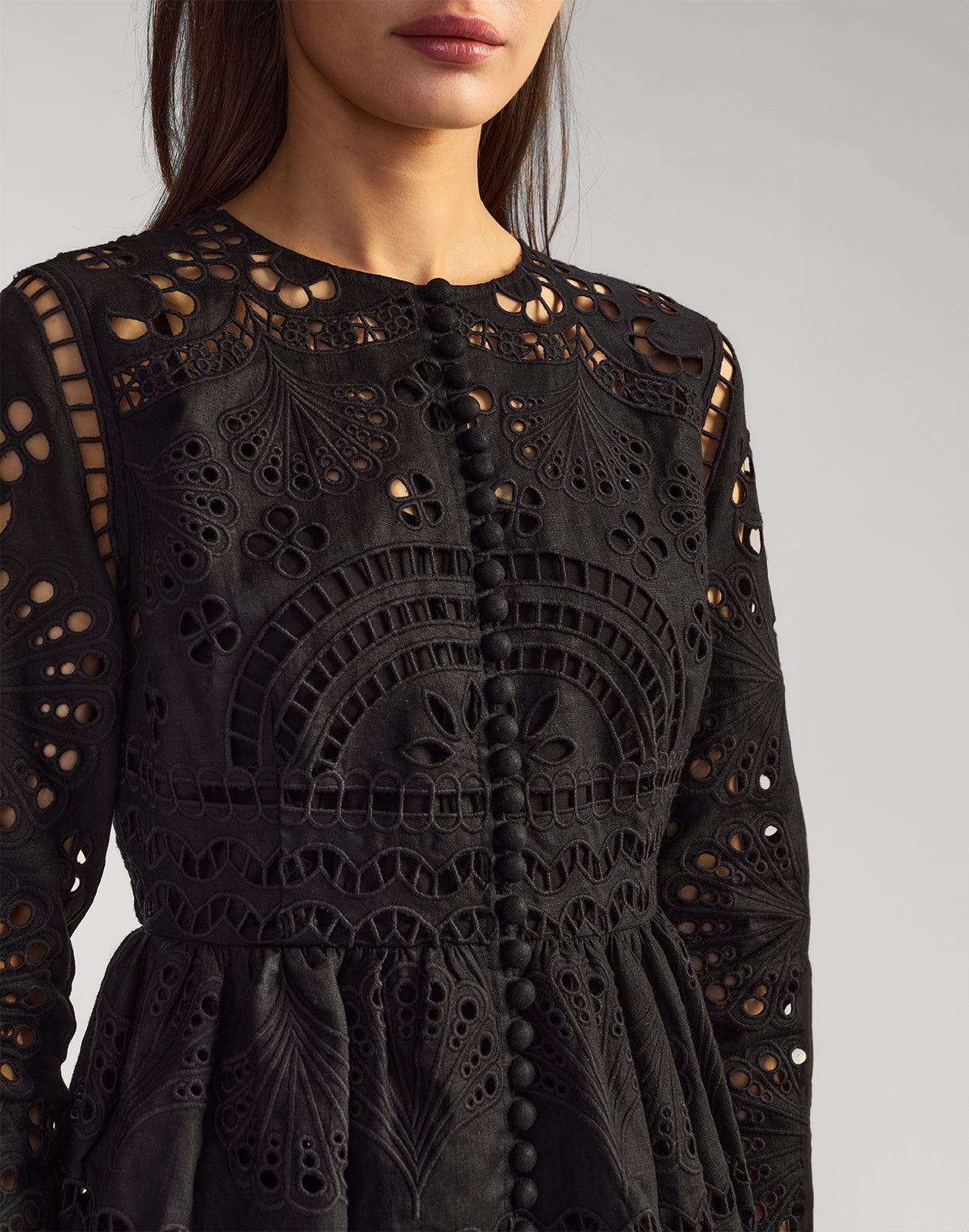 Eva Embroidered Mini Dress - 4
