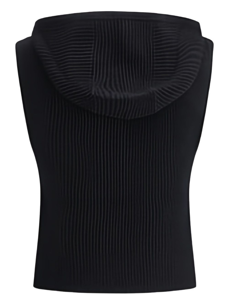 Max Mara hooded zip gilet outlook