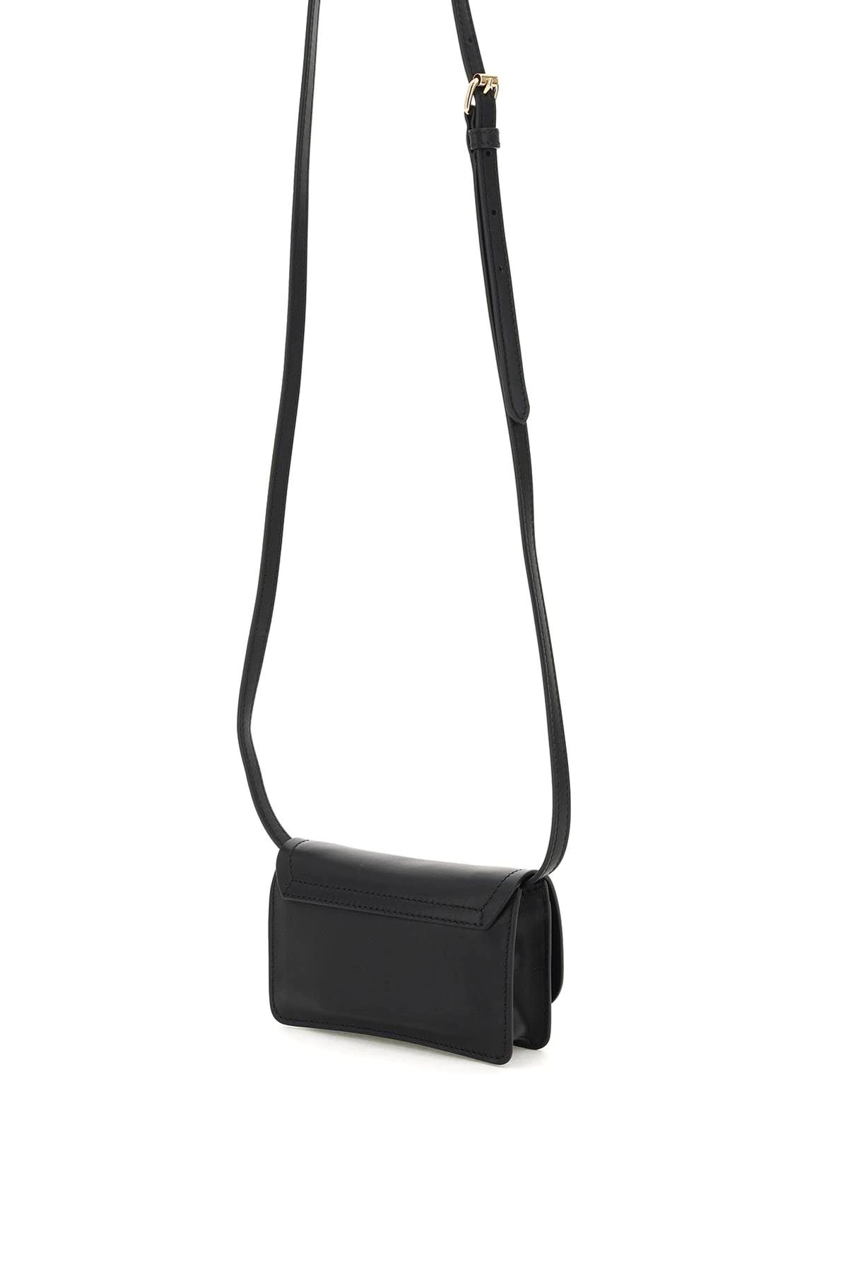 LEATHER 'M' MICRO BAG - 2