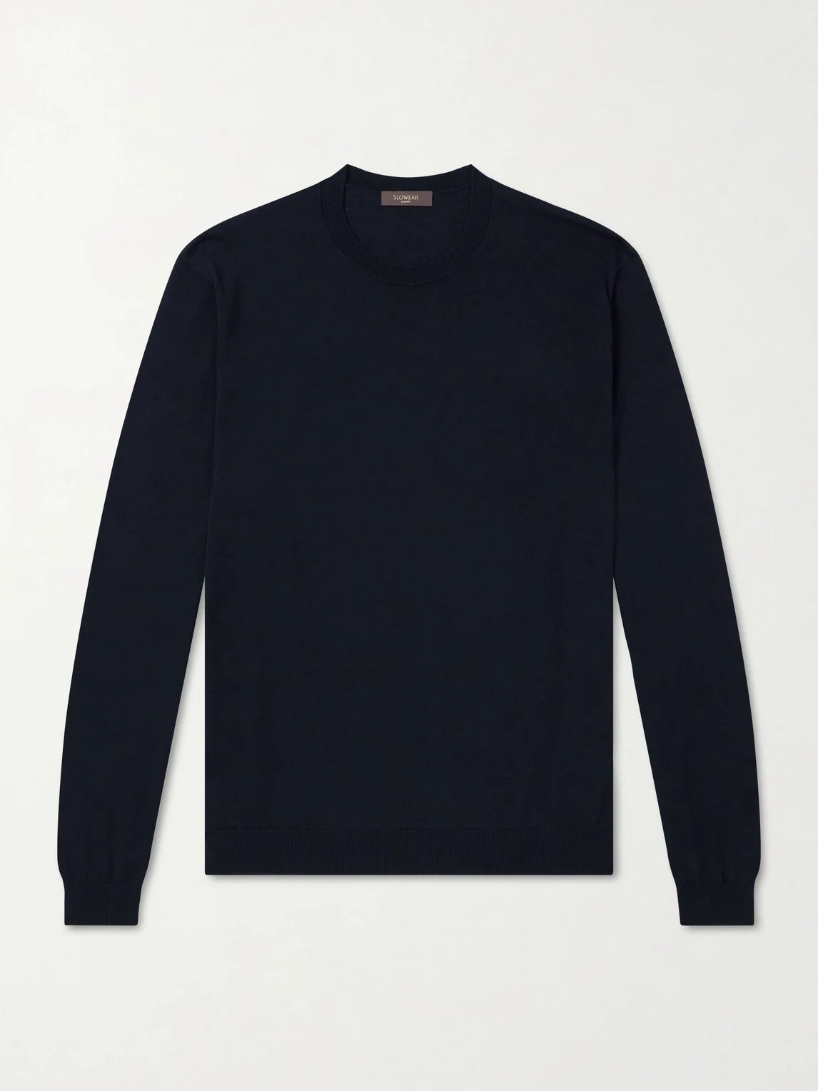 Cotton and Silk-Blend Sweater - 1