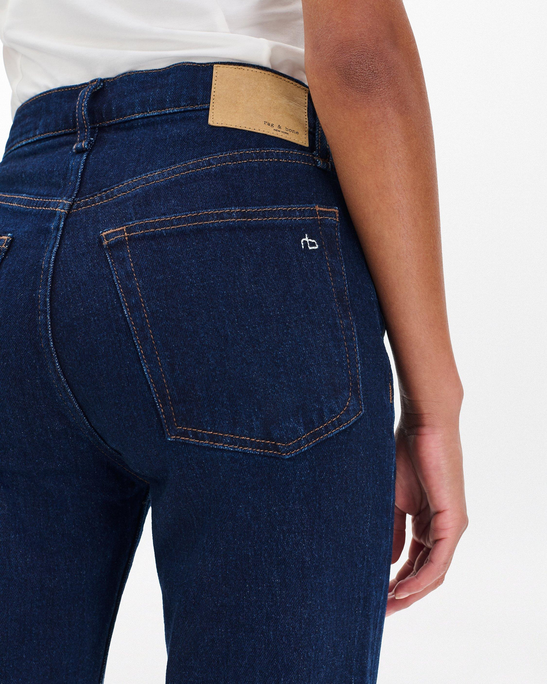 Harlow Ankle Straight Jeans
Vintage Stretch in Rinse - 5