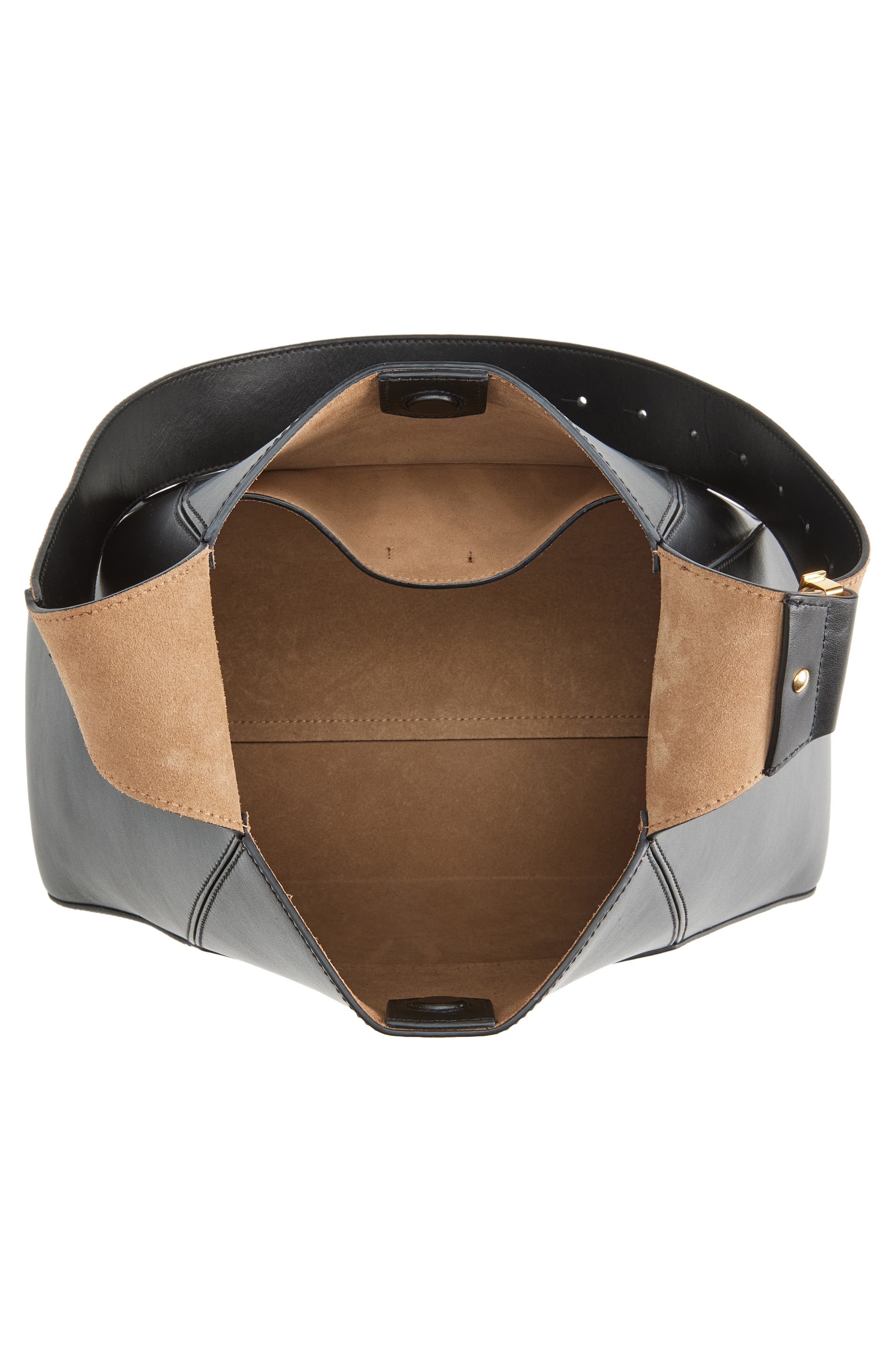 Jimmy Choo Diamond Leather Hobo in Black/Gold at Nordstrom - 5