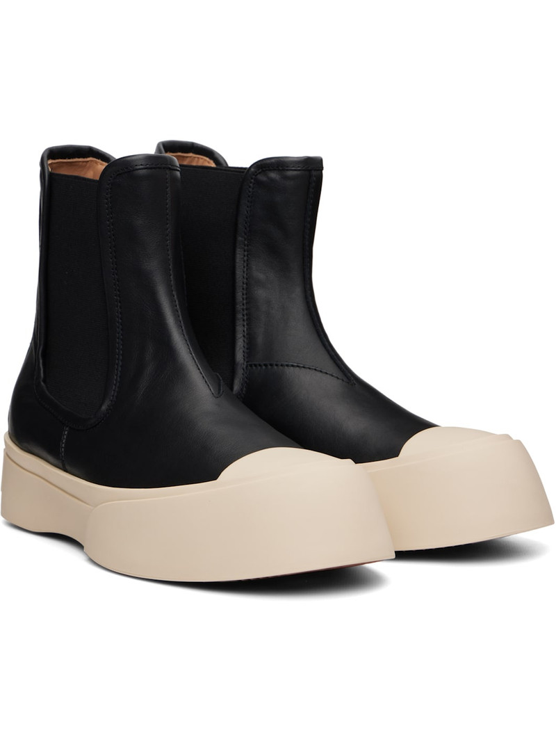 Black Nappa Leather Pablo Chelsea Boots 4