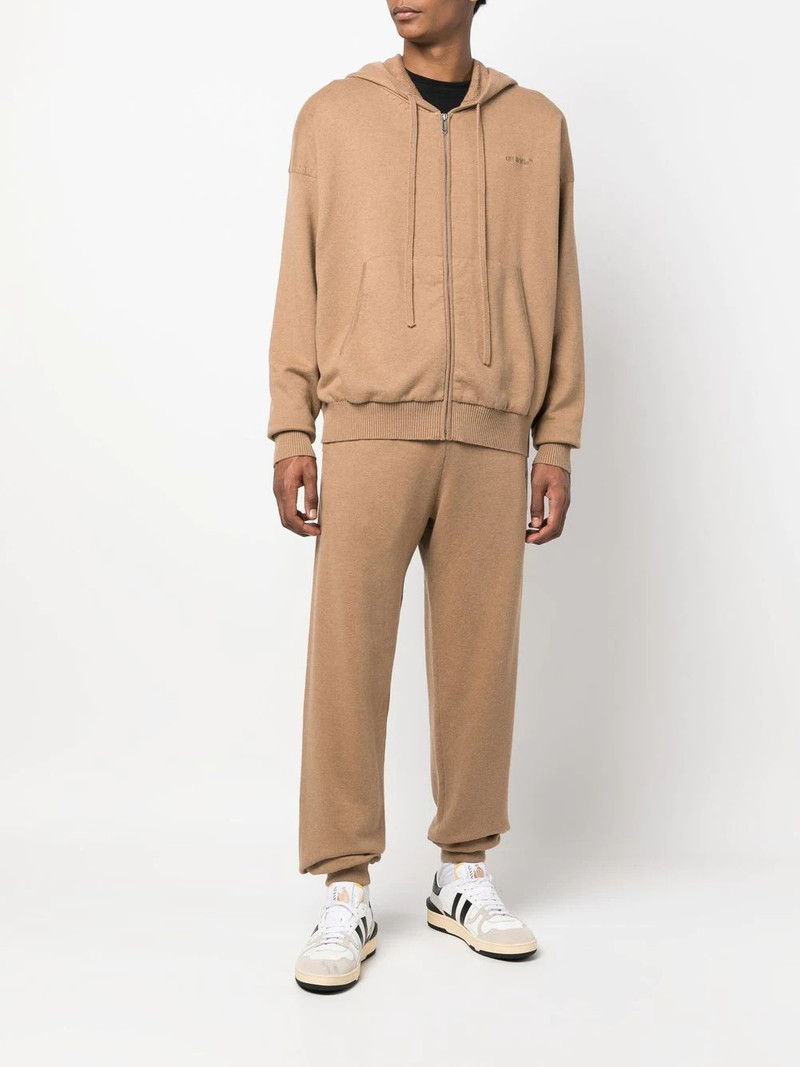 Off-White For All logo-embroidered track pants outlook
