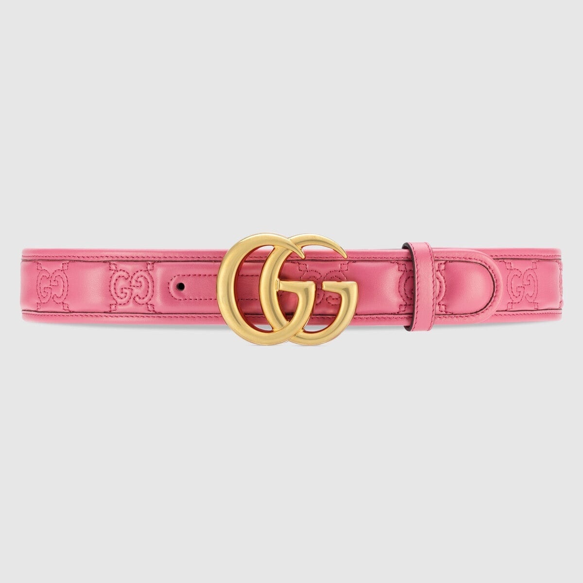 Gucci GG Marmont Matelasse Wide Belt - 1