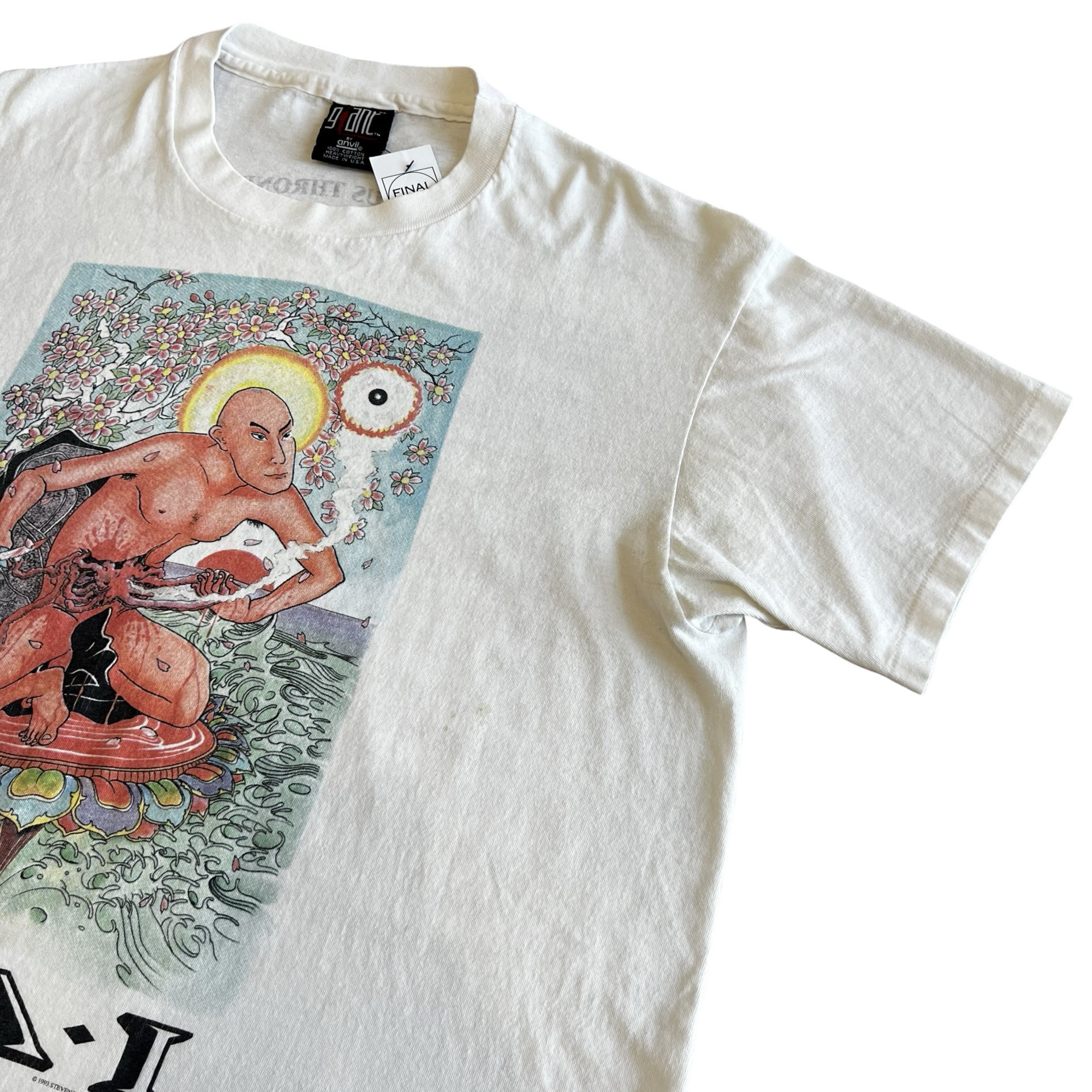 Final Blow - Vintage Steve Vai Seppuku Japan 1993 T-Shirt SZ XL - 6
