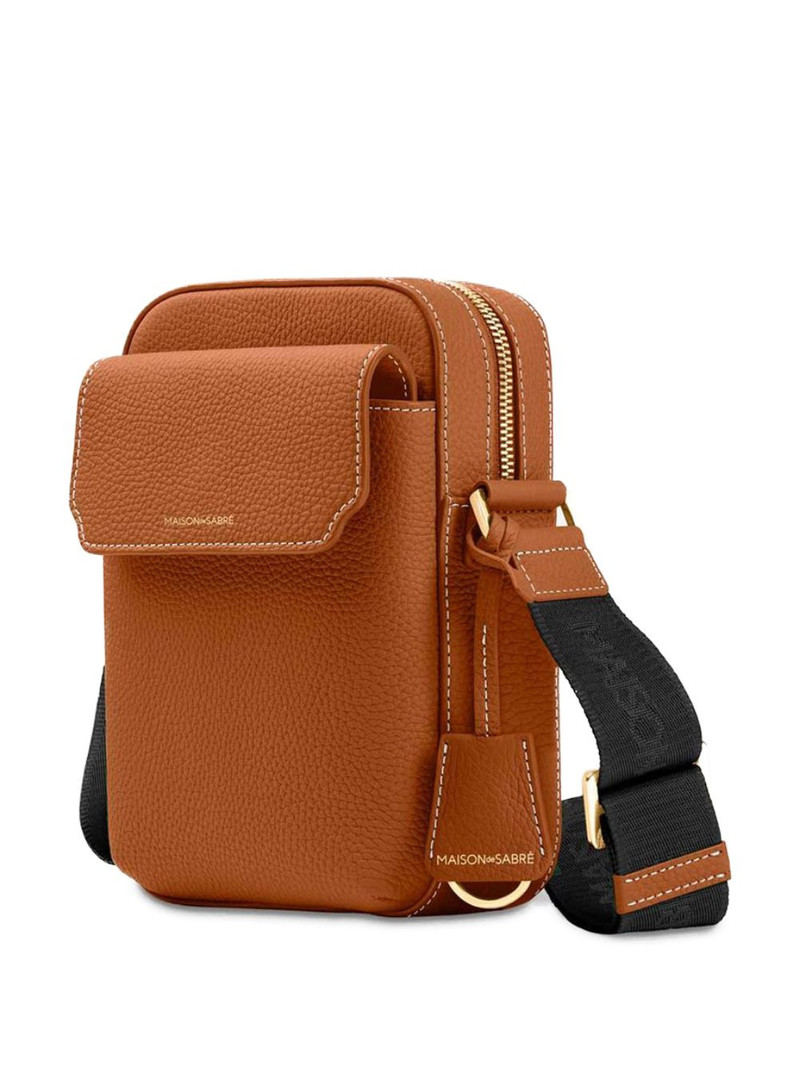 flap leather messenger bag 4