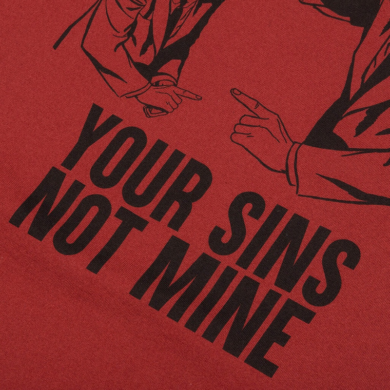 UNDERCOVER HOPE S/S T-SHIRT - BORDEAUX 5