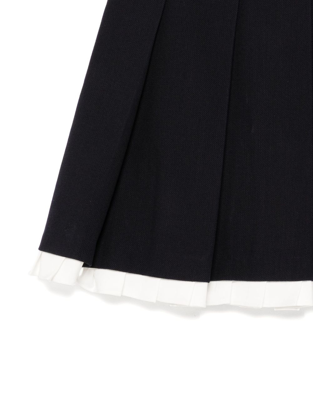 wool pleated skirt - 3