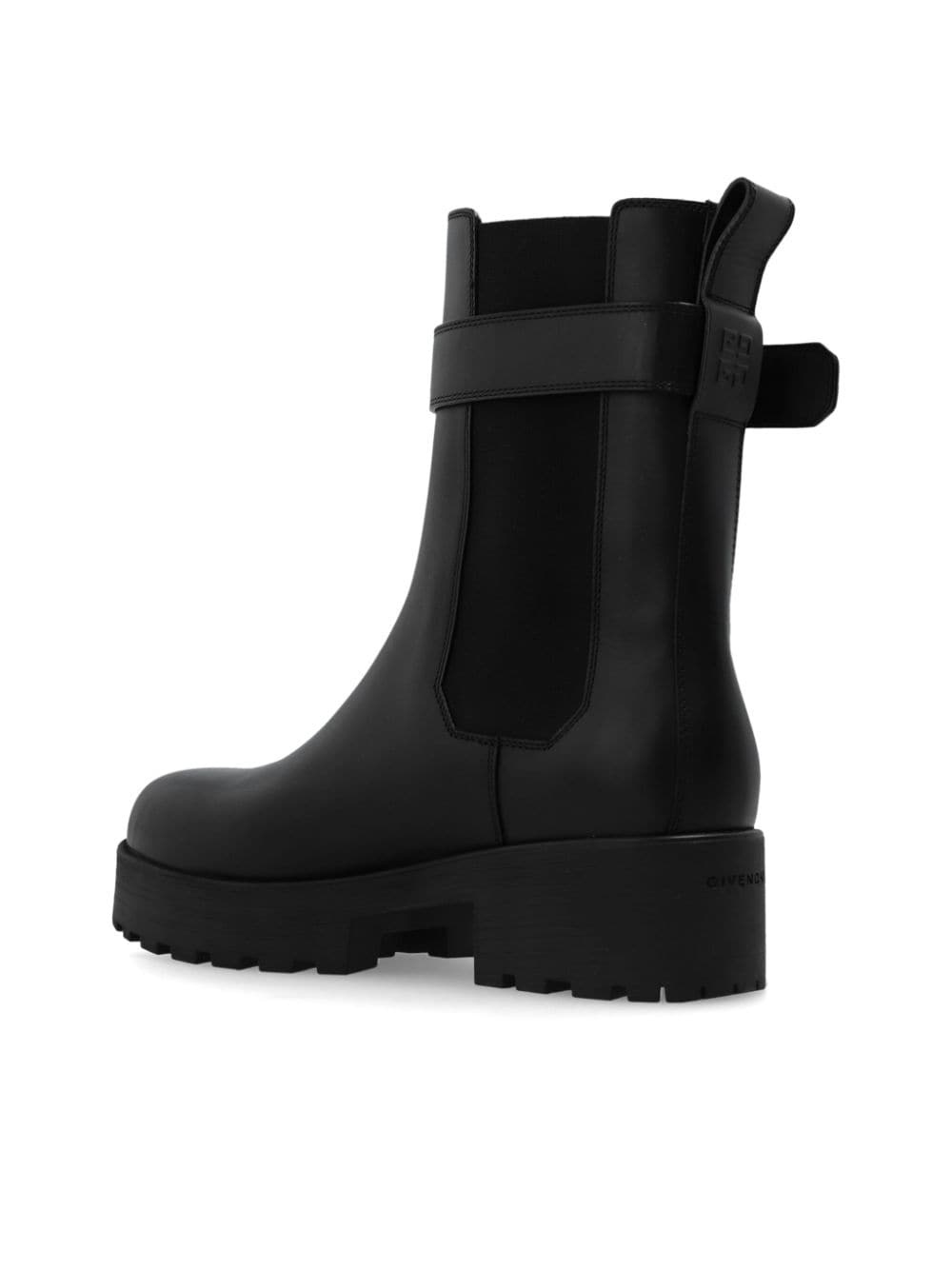 buckled leather boots - 5