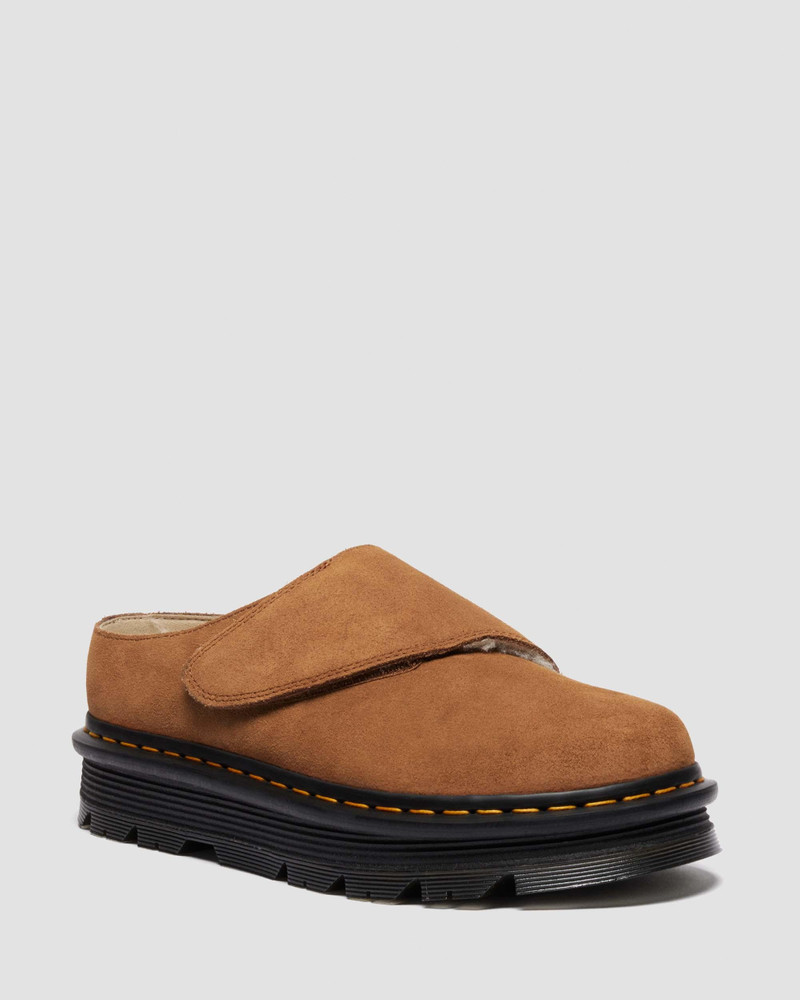 Dr. Martens ZEBZAG ANYWAIR Warm Lined Suede Mules outlook