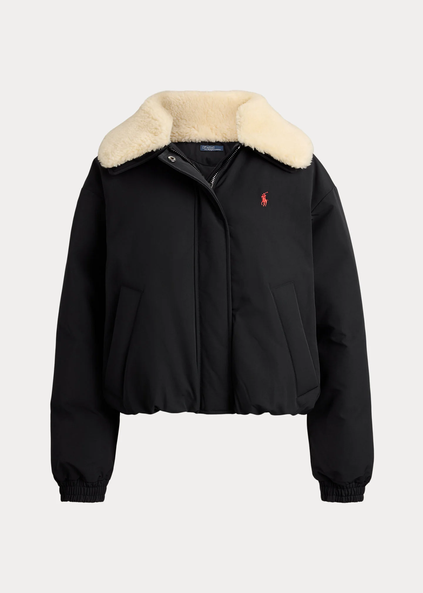 High-Pile-Collar Down Puffer Jacket - 1