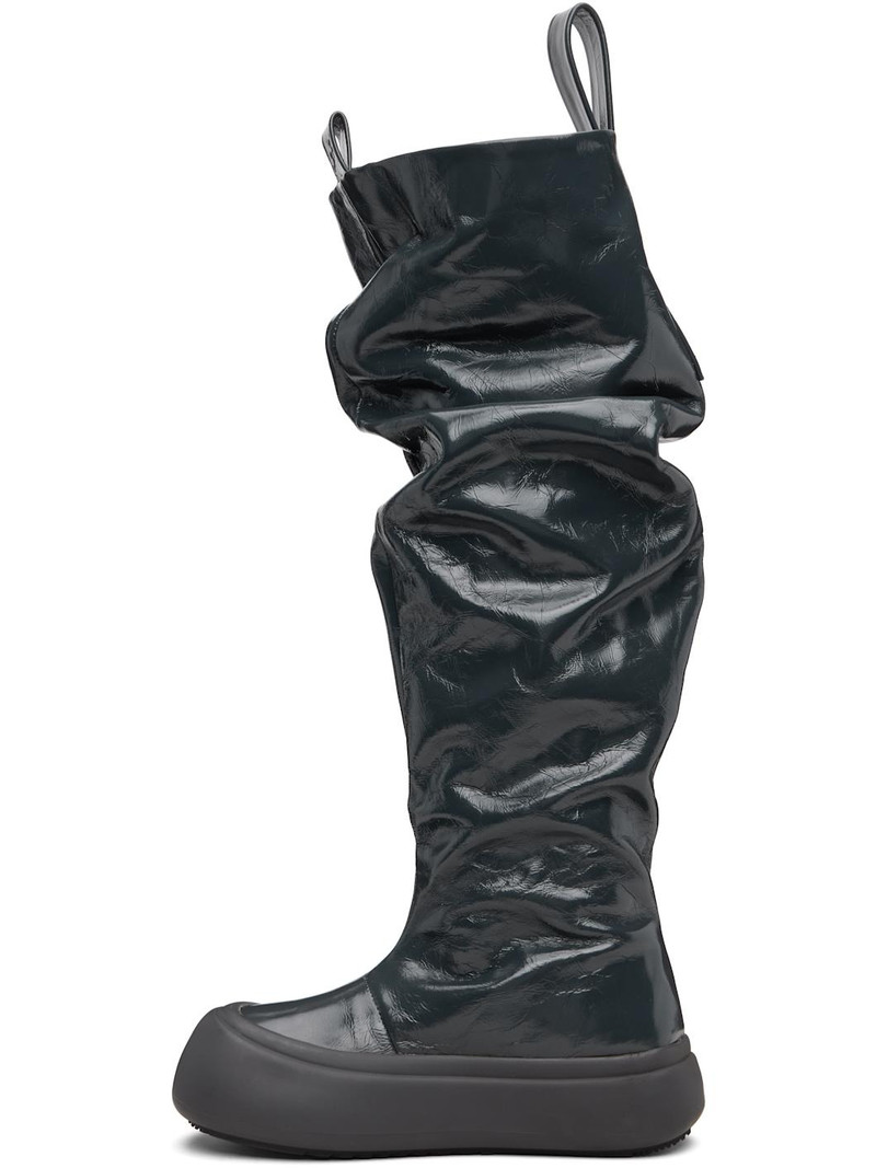 YUME YUME Gray Fisherman Tall Boots outlook