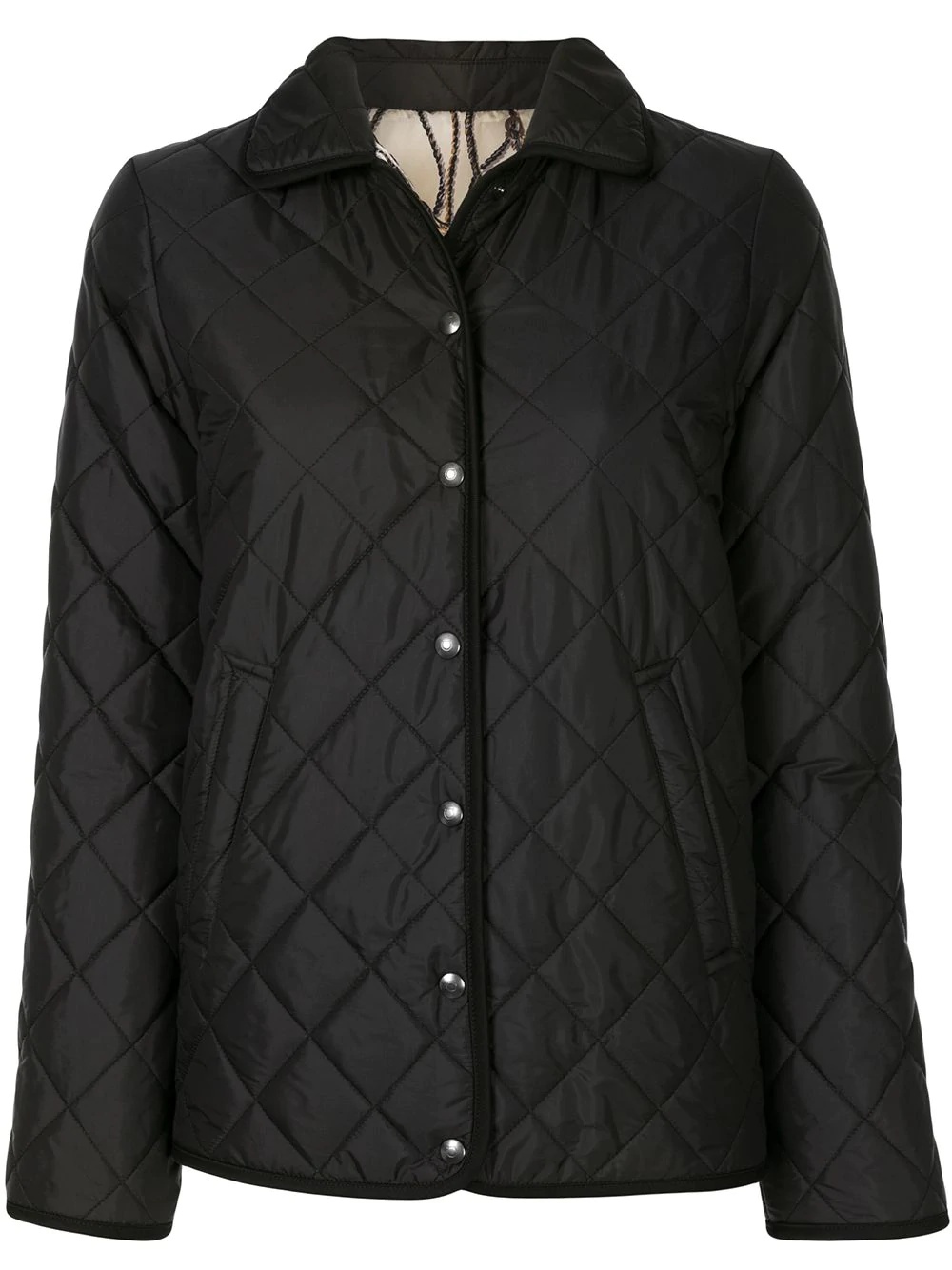 Gancini reversible quilted jacket - 1