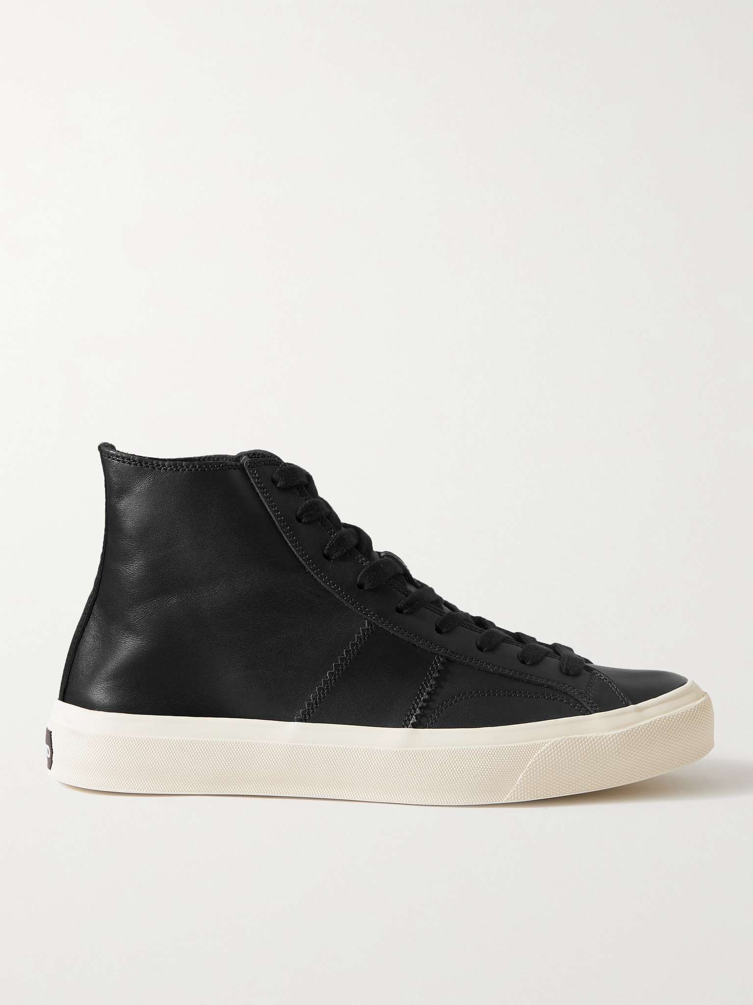 Cambridge Leather High-Top Sneakers - 1