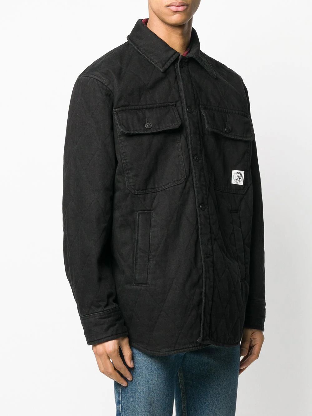 detachable quilted overshirt - 3