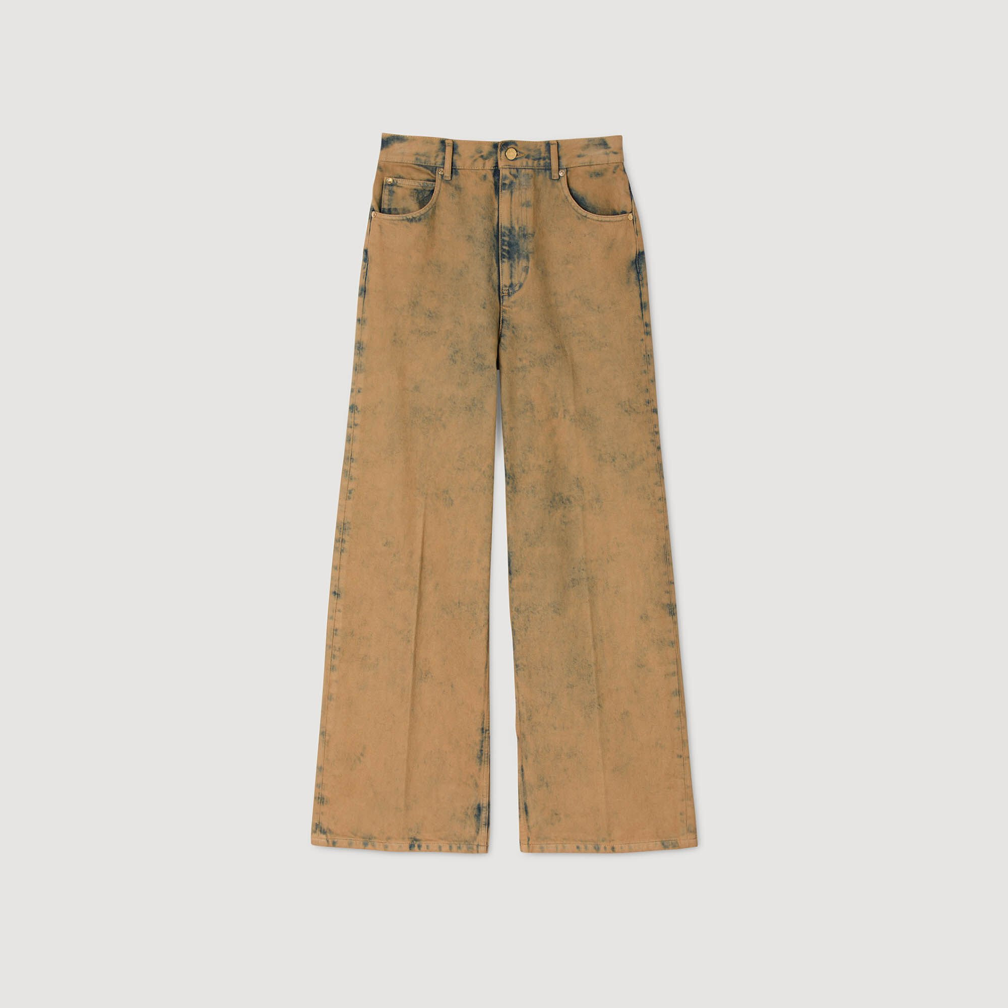 FADED WIDE-LEG JEANS - 6