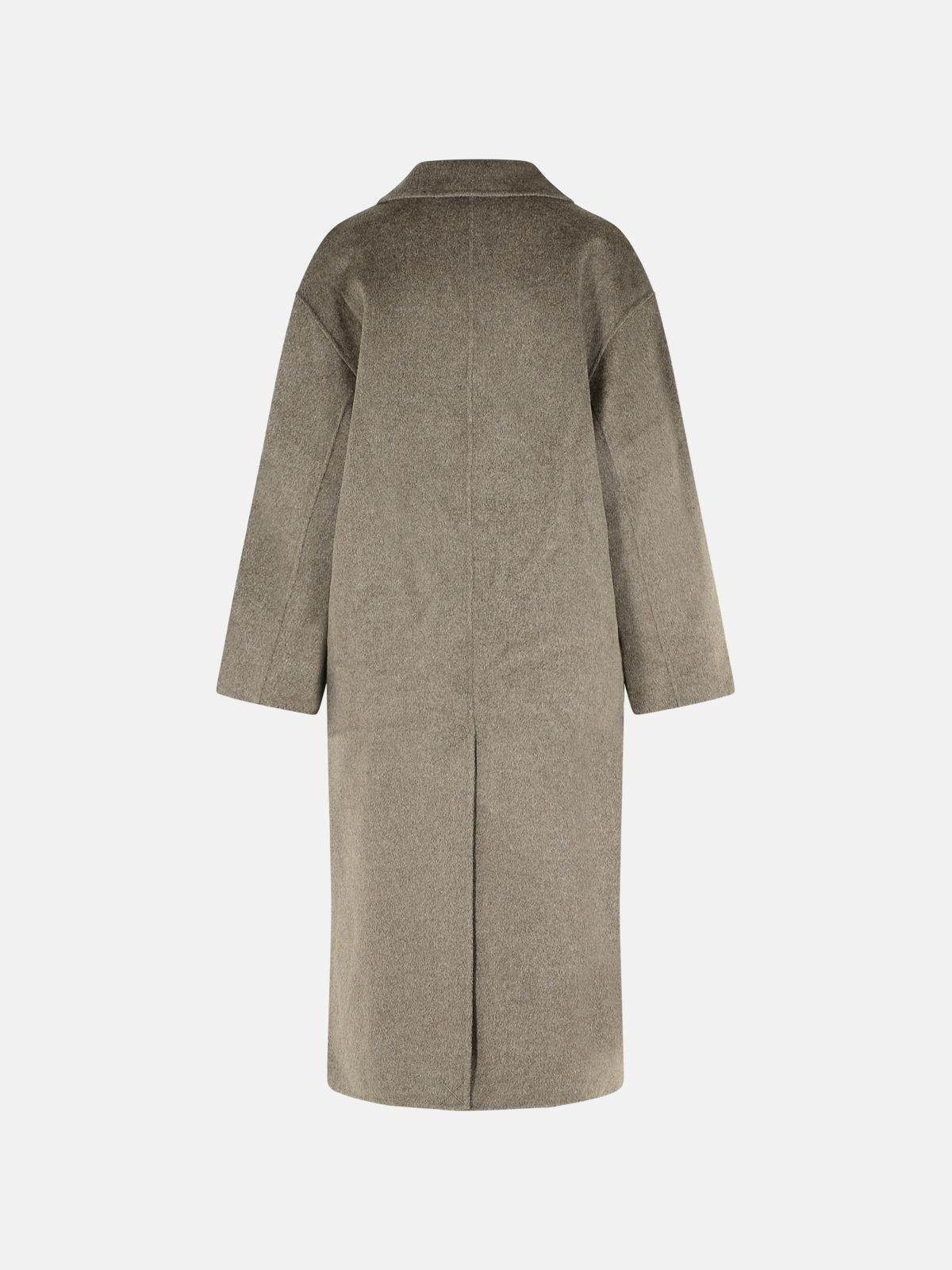 'BORNEO' MELANGE MOLE CASHMERE BLEND COAT - 3