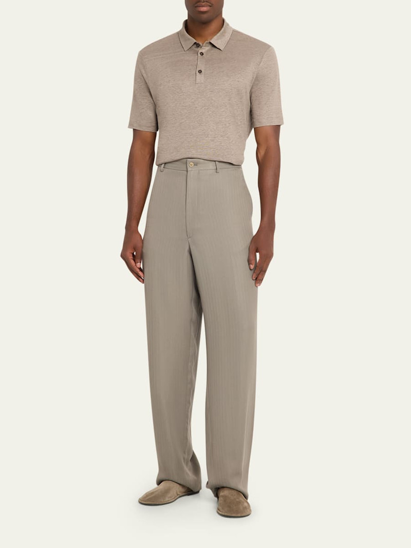 GIORGIO ARMANI Straight-Leg Tailored Pants outlook