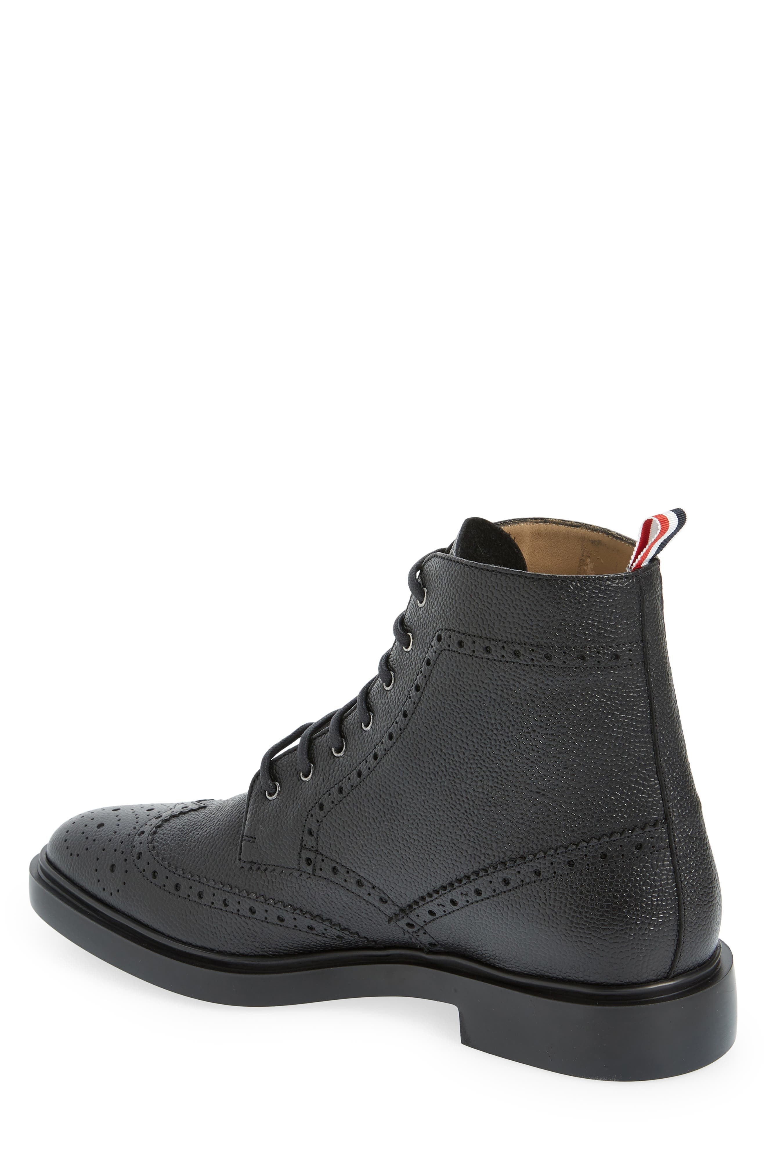 Classic Wingtip Lace-Up Boot - 2
