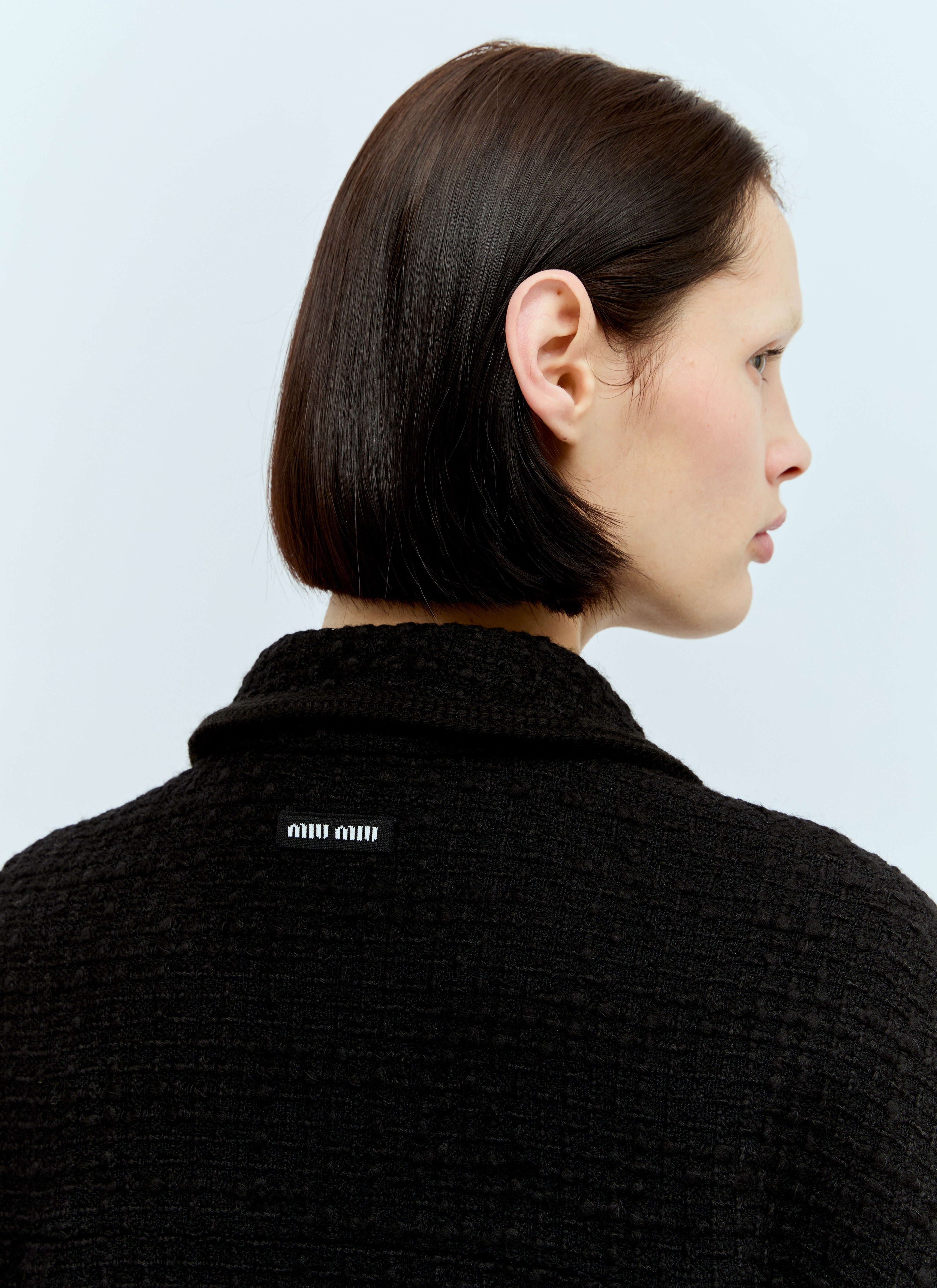 Miu Miu Women Waffle-Knit Jacket - 5