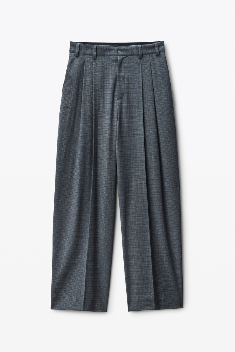 Dark Grey Wool-Blend Pants 1