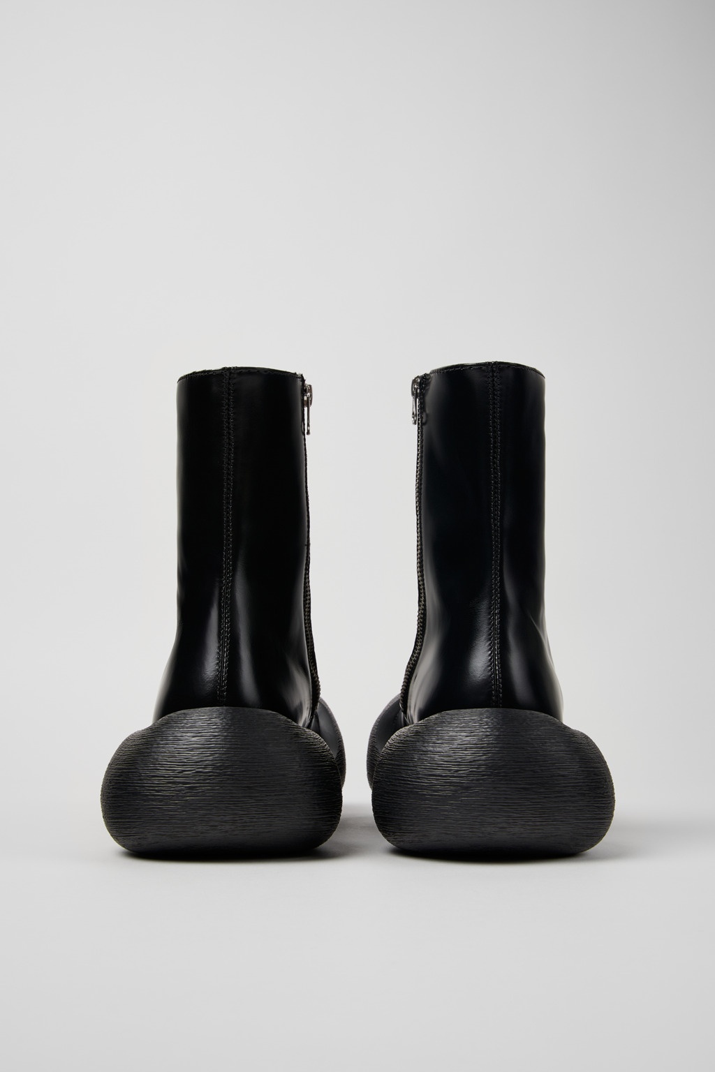 Black Leather Boots - 3