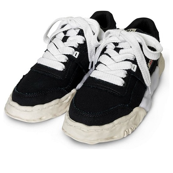 Maison MIHARA YASUHIRO Parker OG Sole Canvas Low 'Black' A08FW704-BLACK - 2