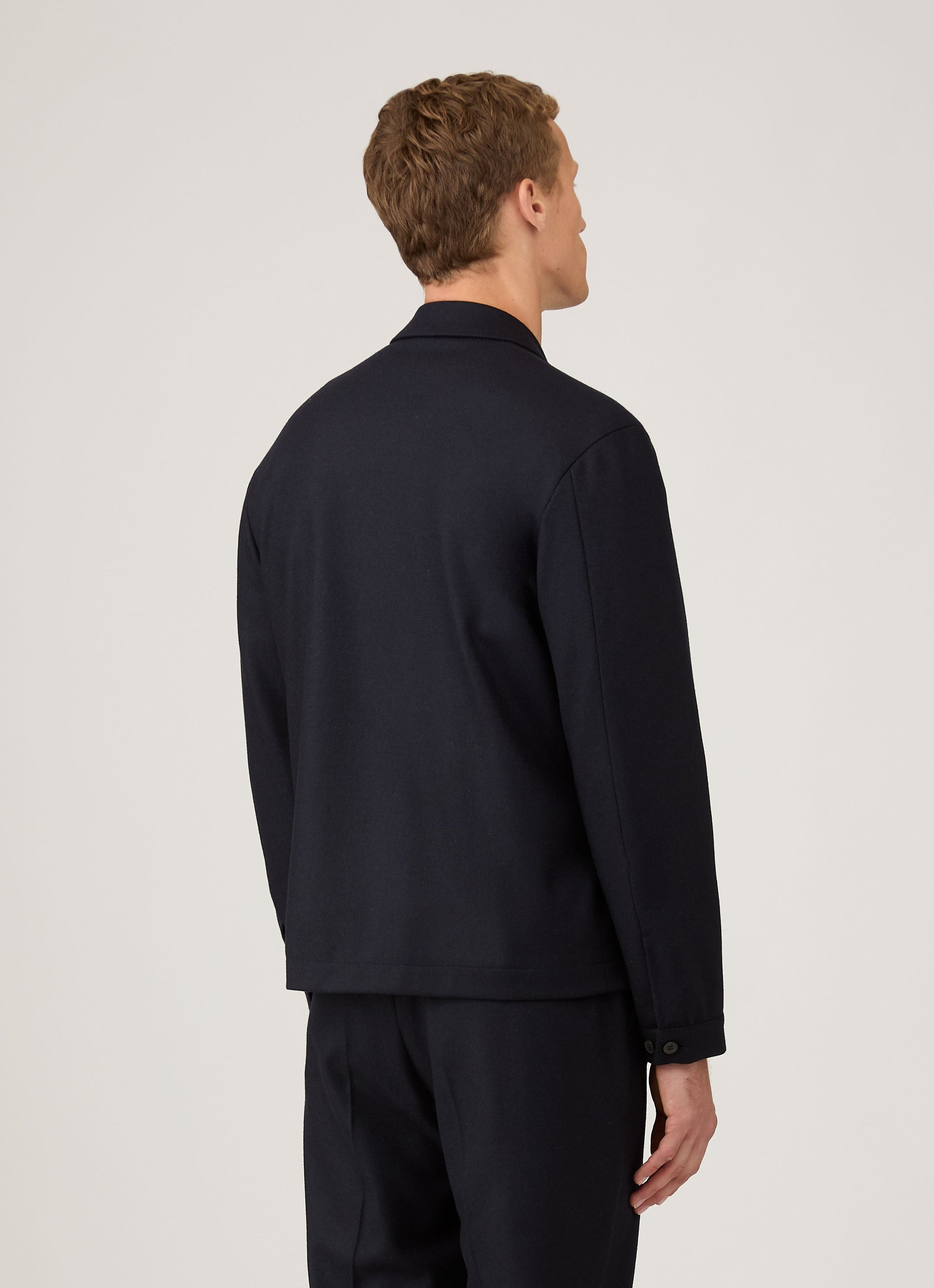 Boiled Wool Harrington Jacket - 5