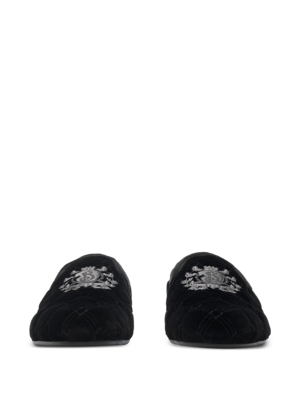 Estate quilted crest loafers - 2