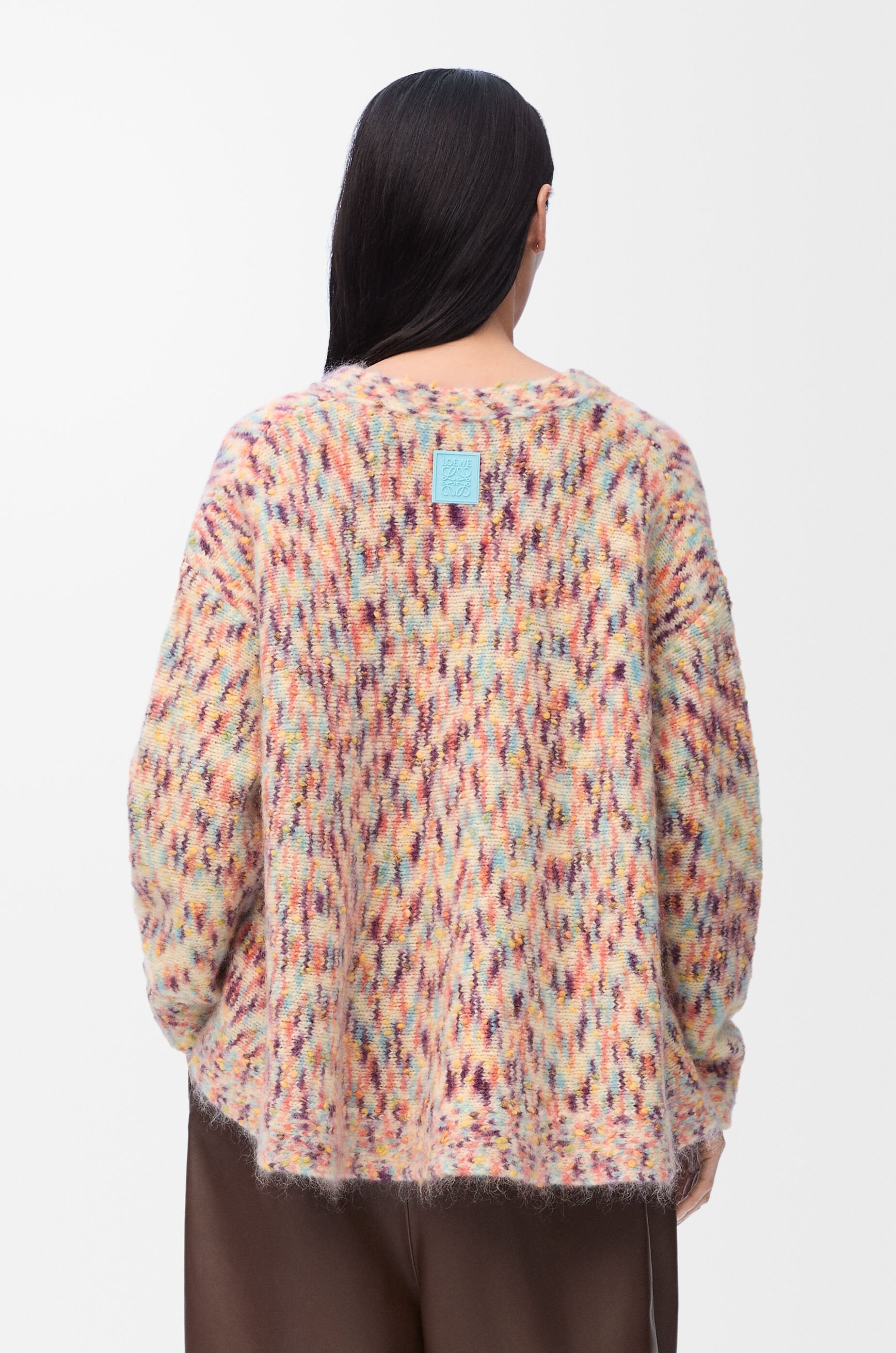 Cardigan in wool and mohair blend - 4